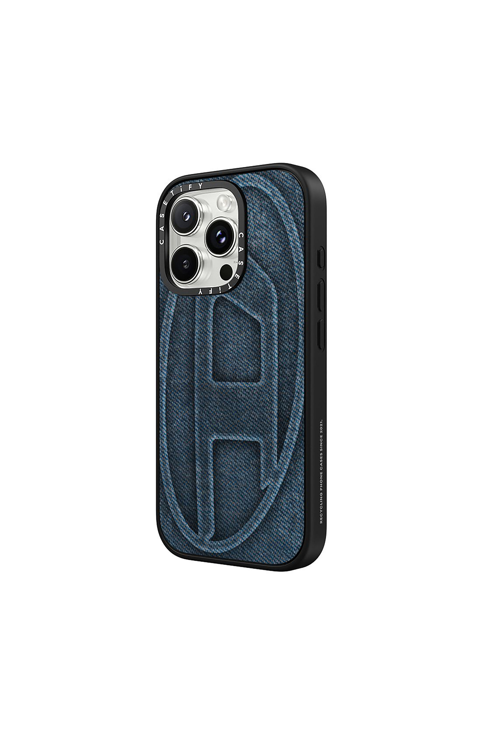 Diesel - 60582 MOULDED CASE, Unisex's Oval D impact case for iPhone 16 Pro Max in Blue - 2