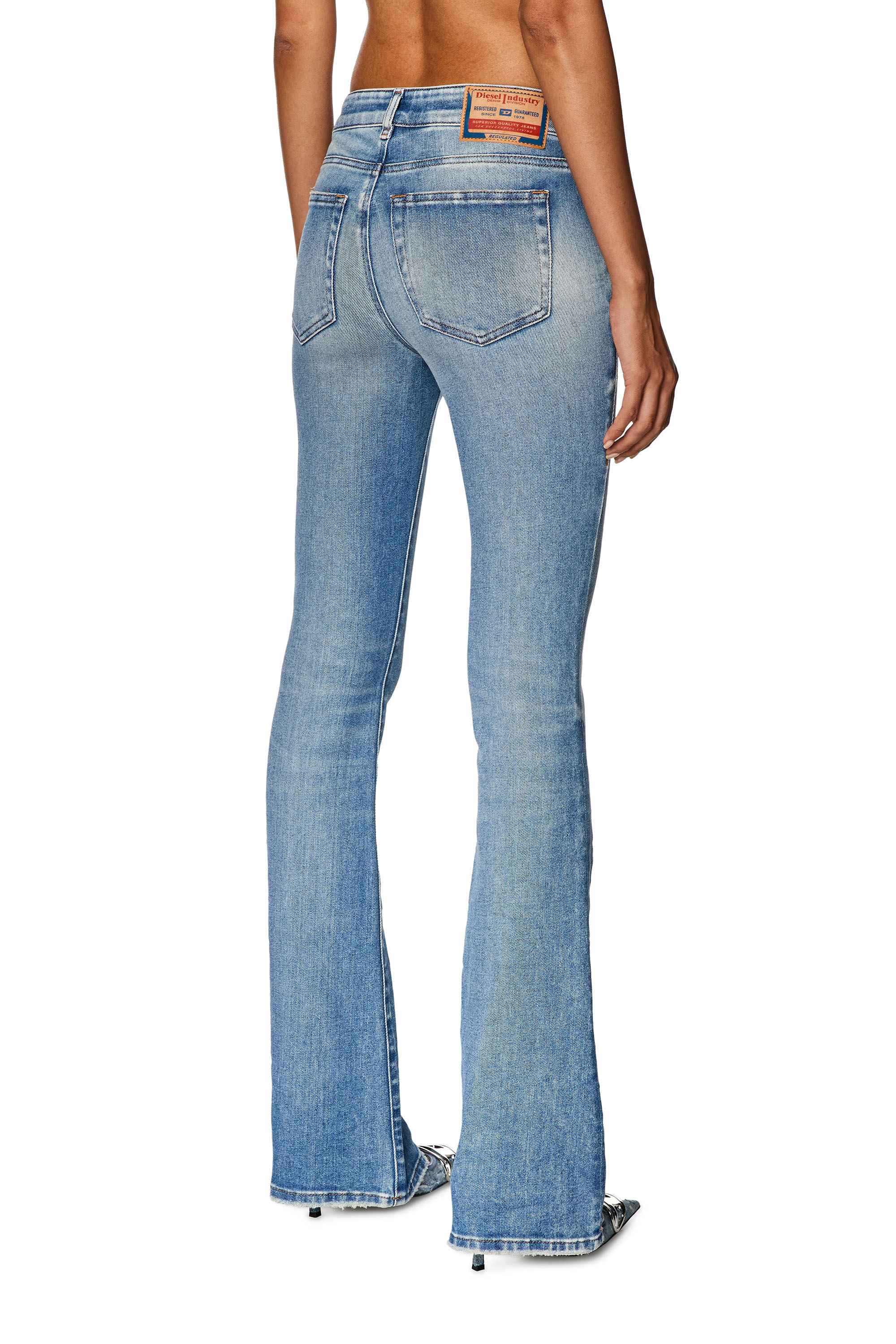Diesel - Bootcut and Flare Jeans 1969 D-Ebbey 09G70, Light Blue - Image 4