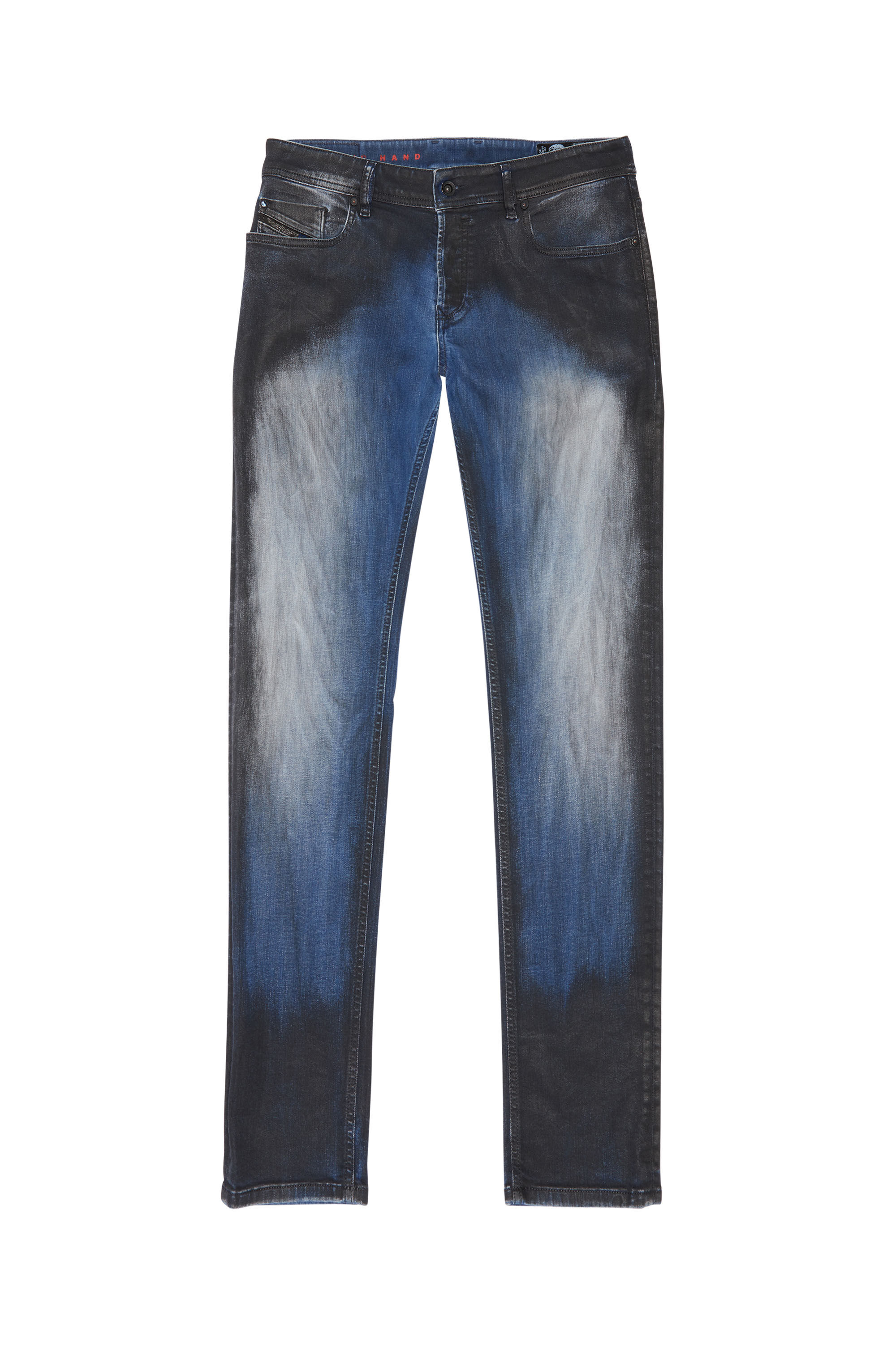Diesel - SLEENKER, Man's Diesel Man - Jeans Black/Dark grey in Medium blue - 1