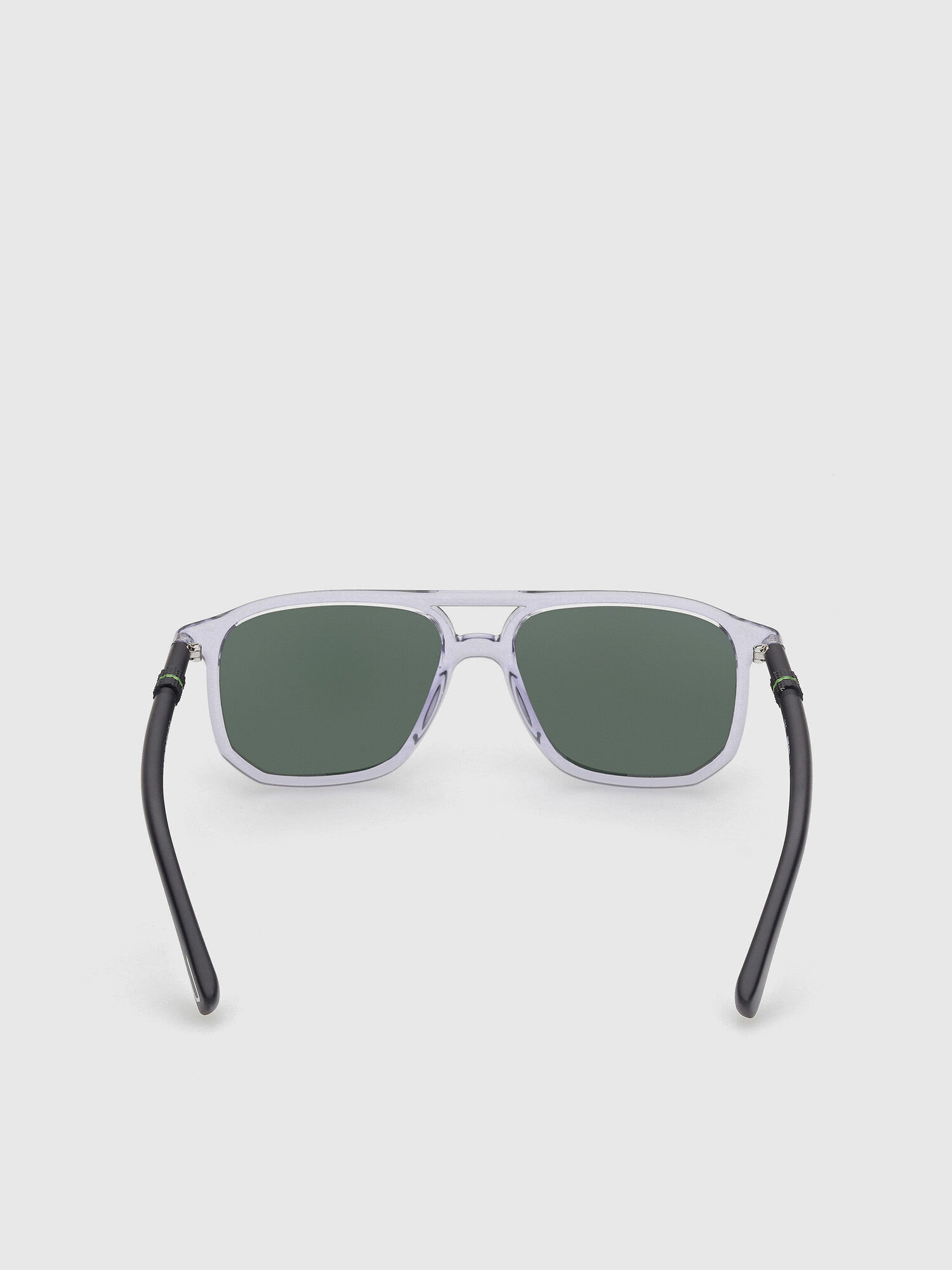 Diesel - DL0332, Man's Navigator sunglasses with double bridge in Grey - 4