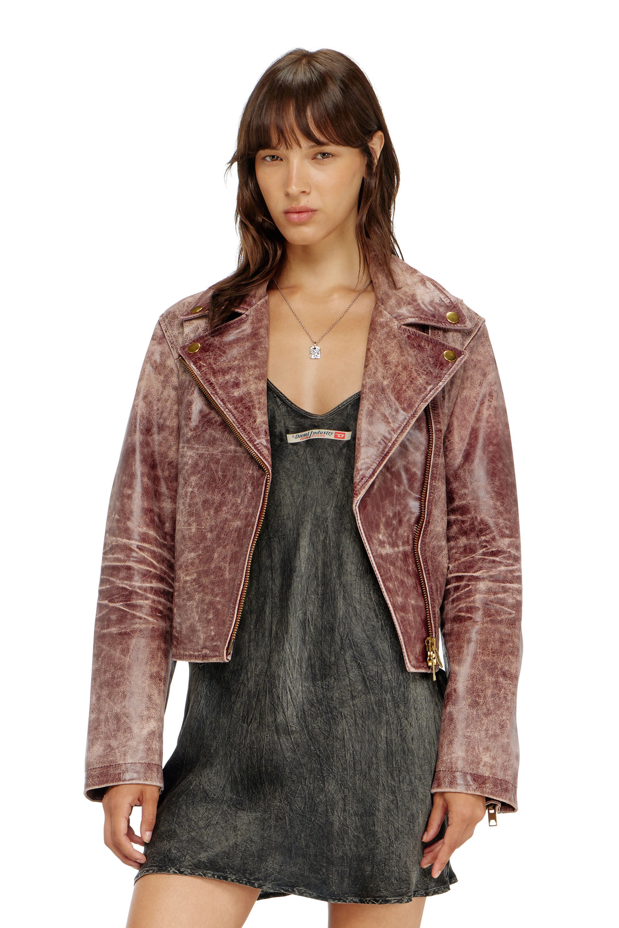 Diesel - CASSIDY-DNM, Woman's Viscose slip dress with spaghetti straps in null - 5