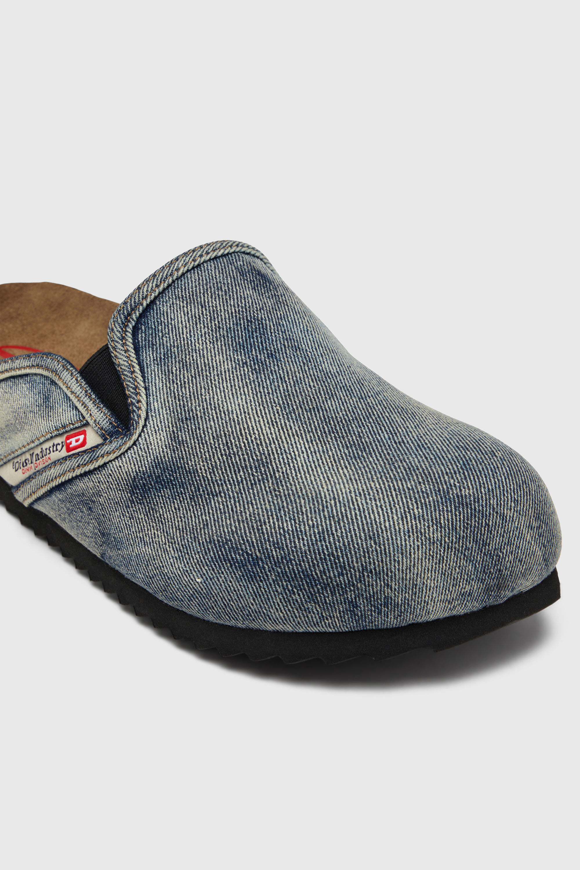 Diesel - D-WOODSTOCK SLIP-ON, Man's D-Woodstock-Denim mules in Dark Blue - 6
