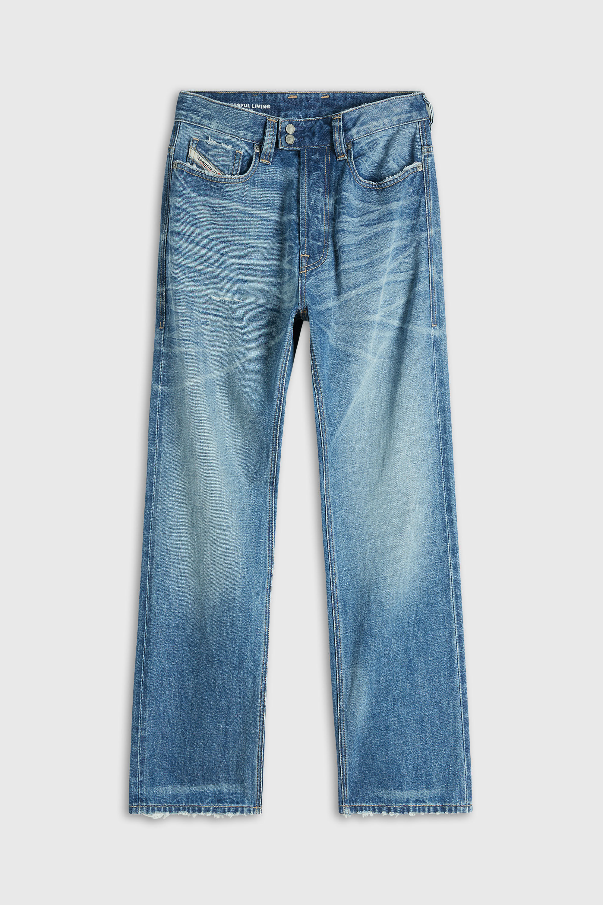 Diesel - Man's Relaxed Jeans 1980 D-Eeper 0DLDC, Medium blue - 6