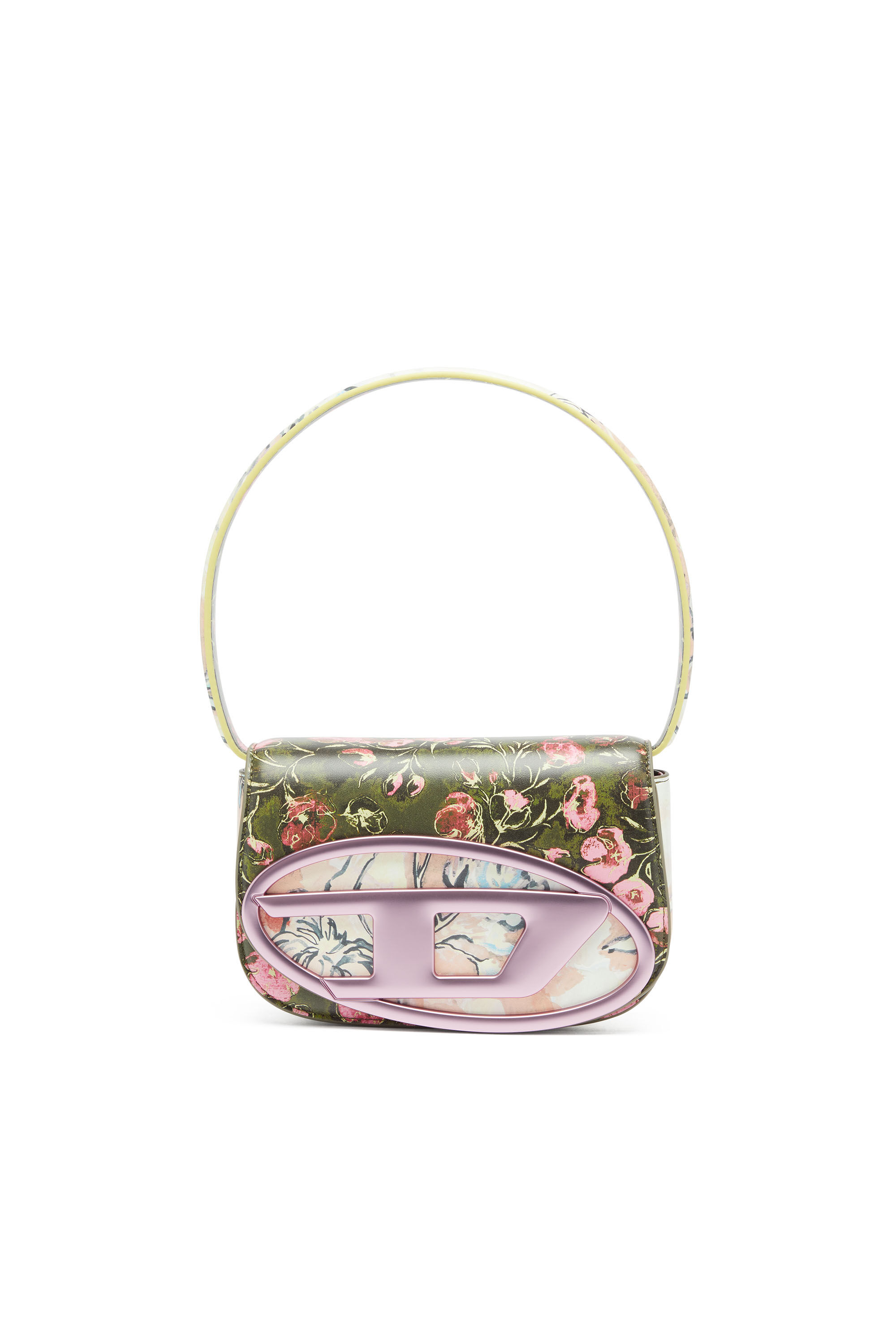 Diesel - 1DR, Woman's 1DR-Iconic shoulder bag with floral print in Multicolor - 2