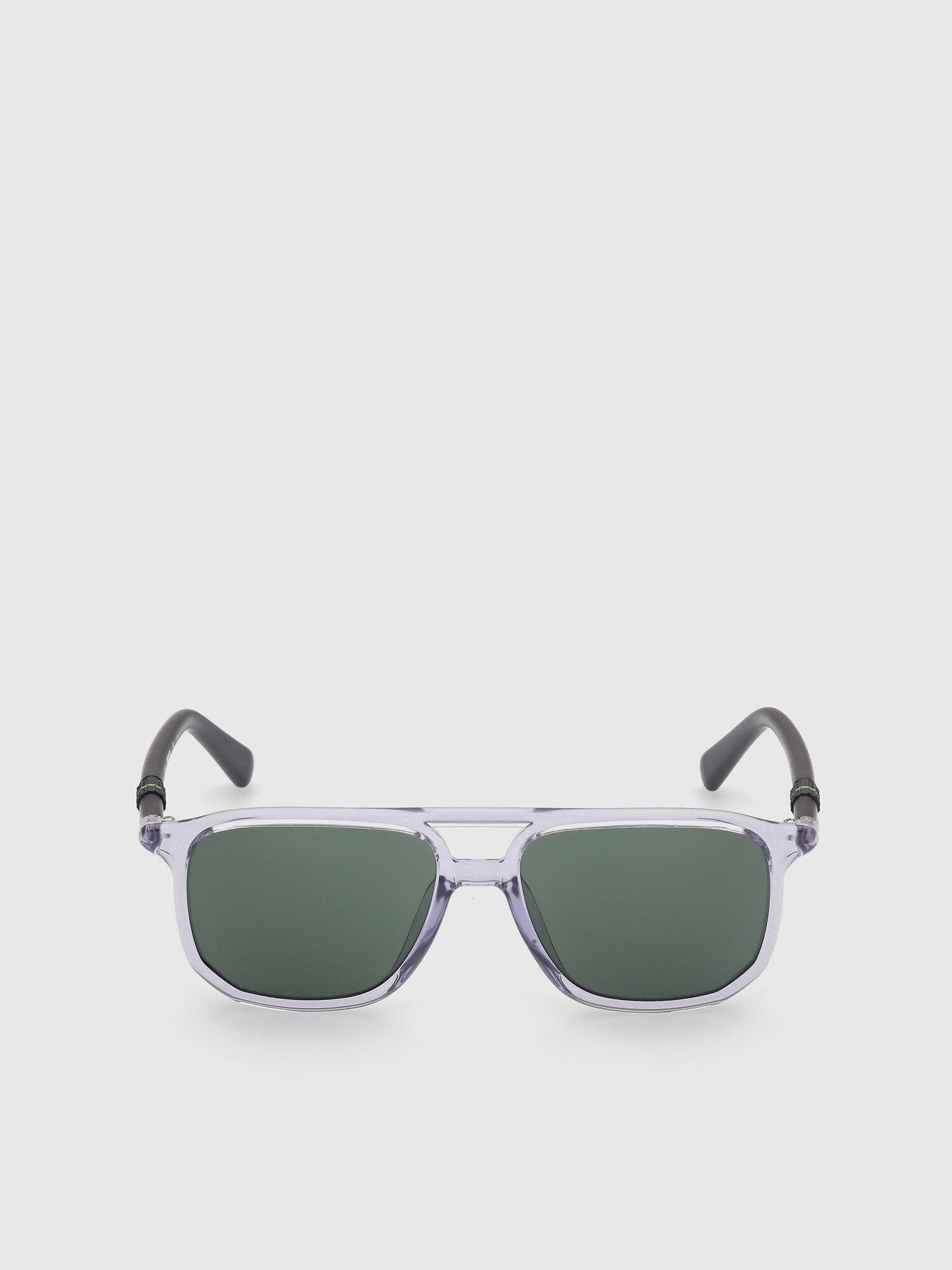 Diesel - DL0332, Man's Navigator sunglasses with double bridge in Grey - 1
