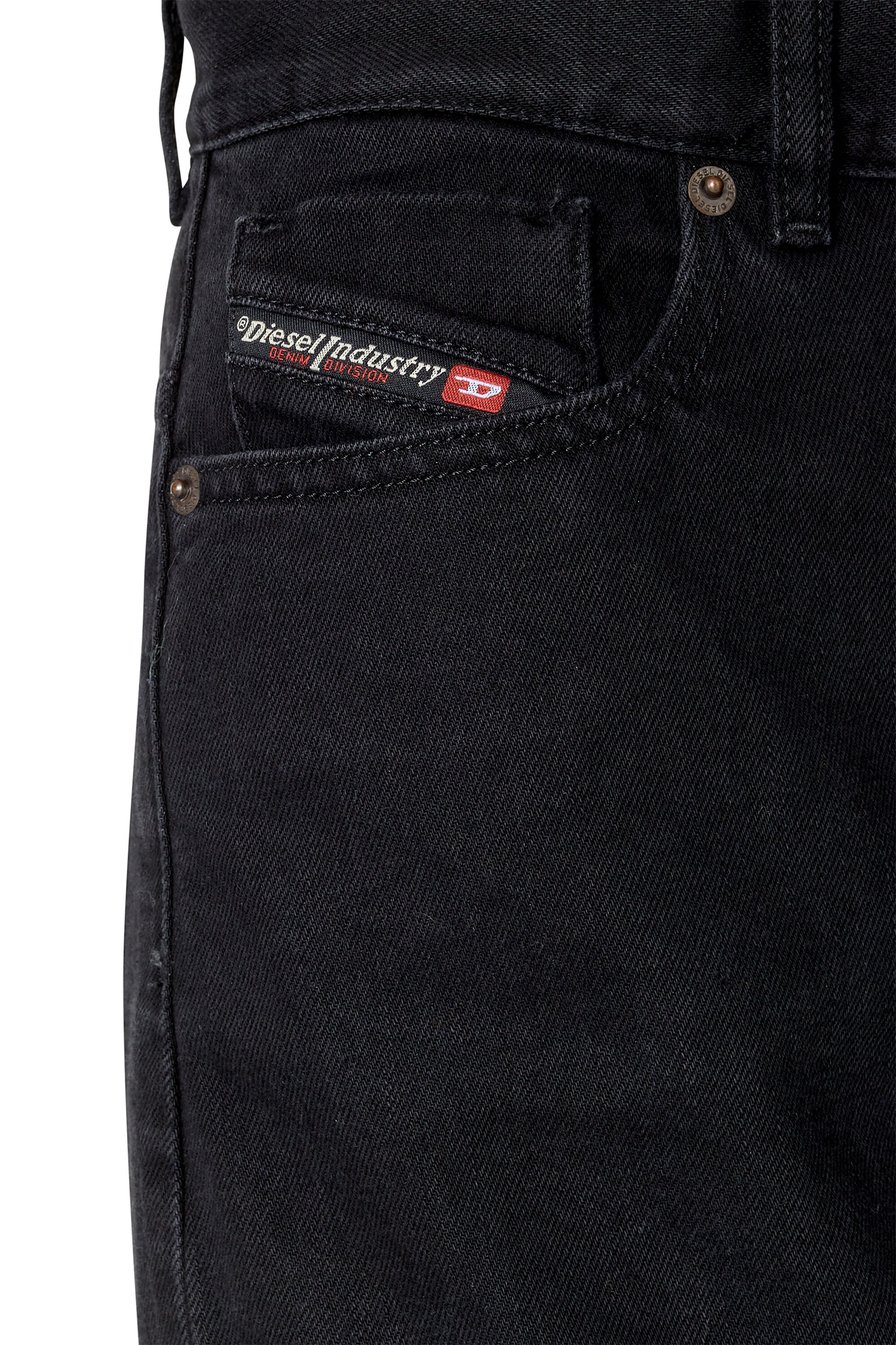Diesel - 2000 Widee Z09RL Bootcut and Flare Jeans, Black/Dark grey - Image 6