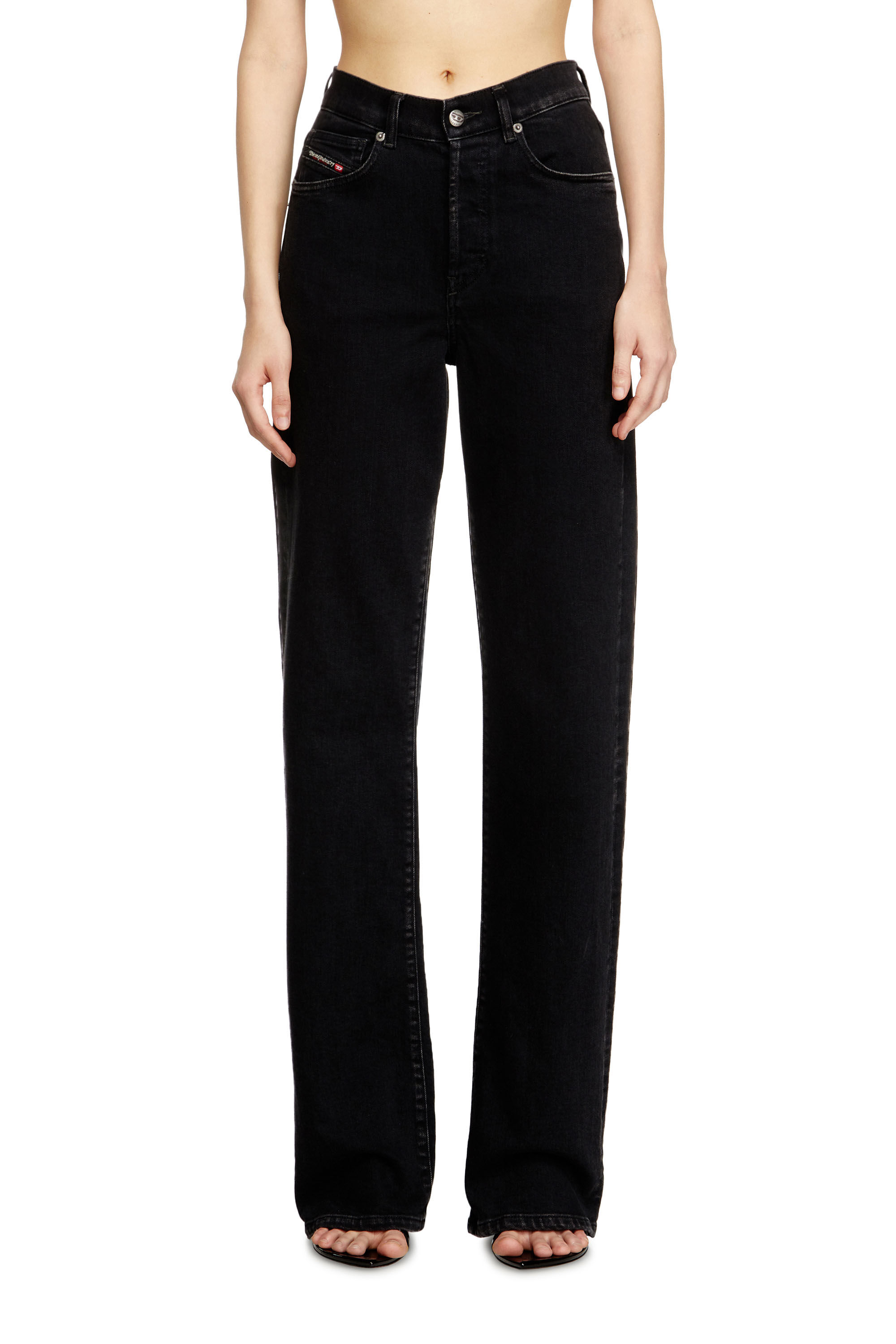 Diesel - Woman's Regular Jeans 1971 D-Sent 09N89, Black/Dark grey - 3