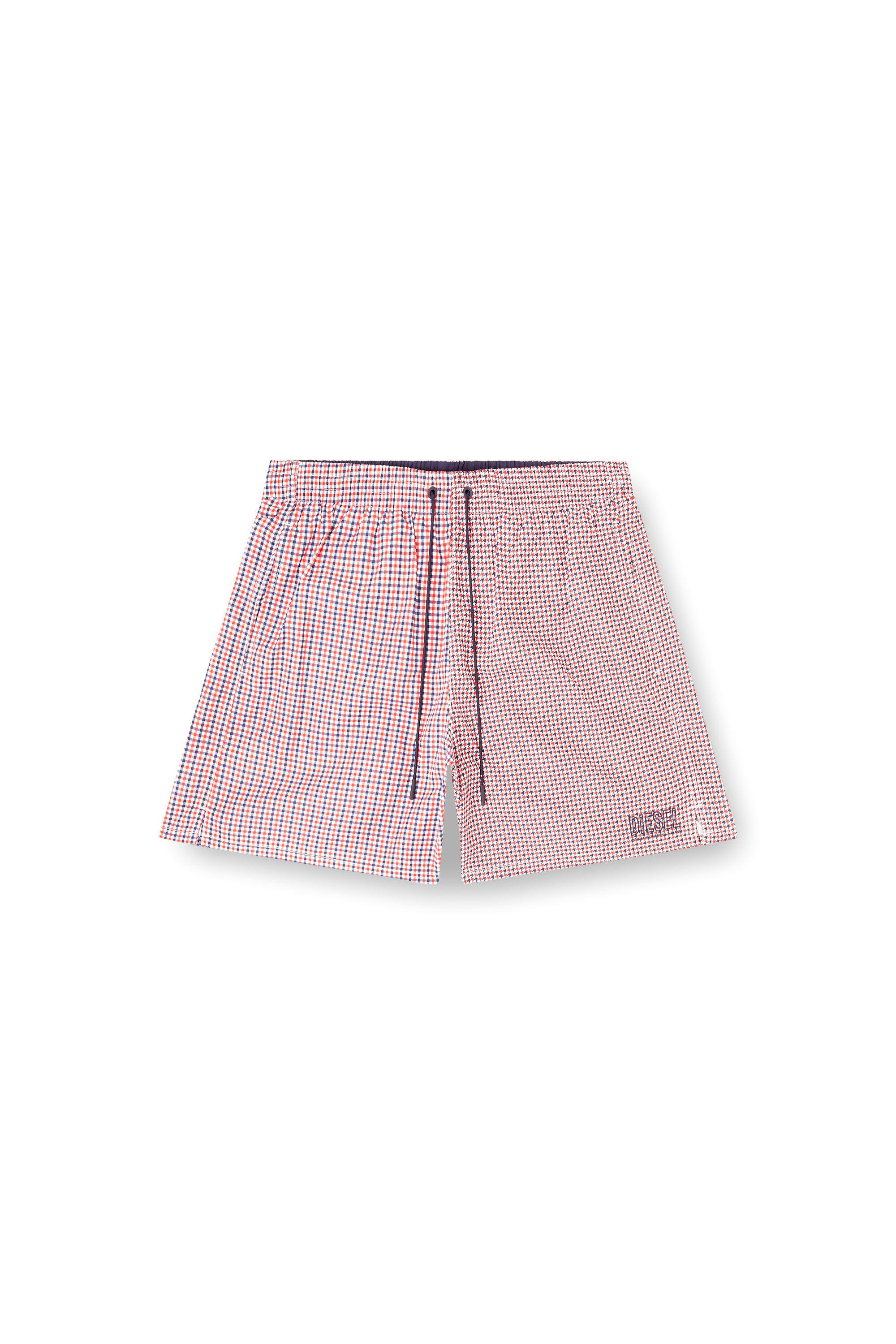 Diesel - SPORT-41-D-CORE, Man's Swim shorts with mixed patterns in Multicolor - 4