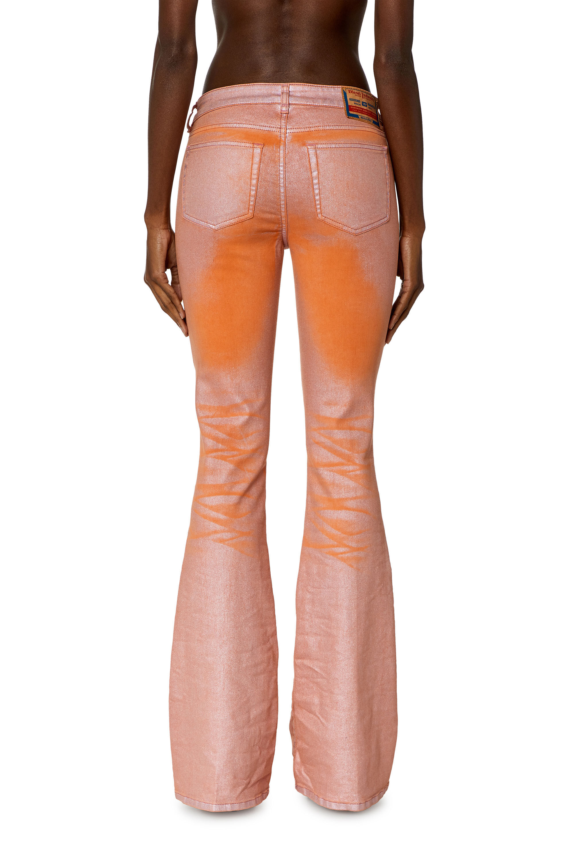 Diesel - Woman Bootcut and Flare Jeans 1969 D-Ebbey 068KT, Pink/Orange - Image 4