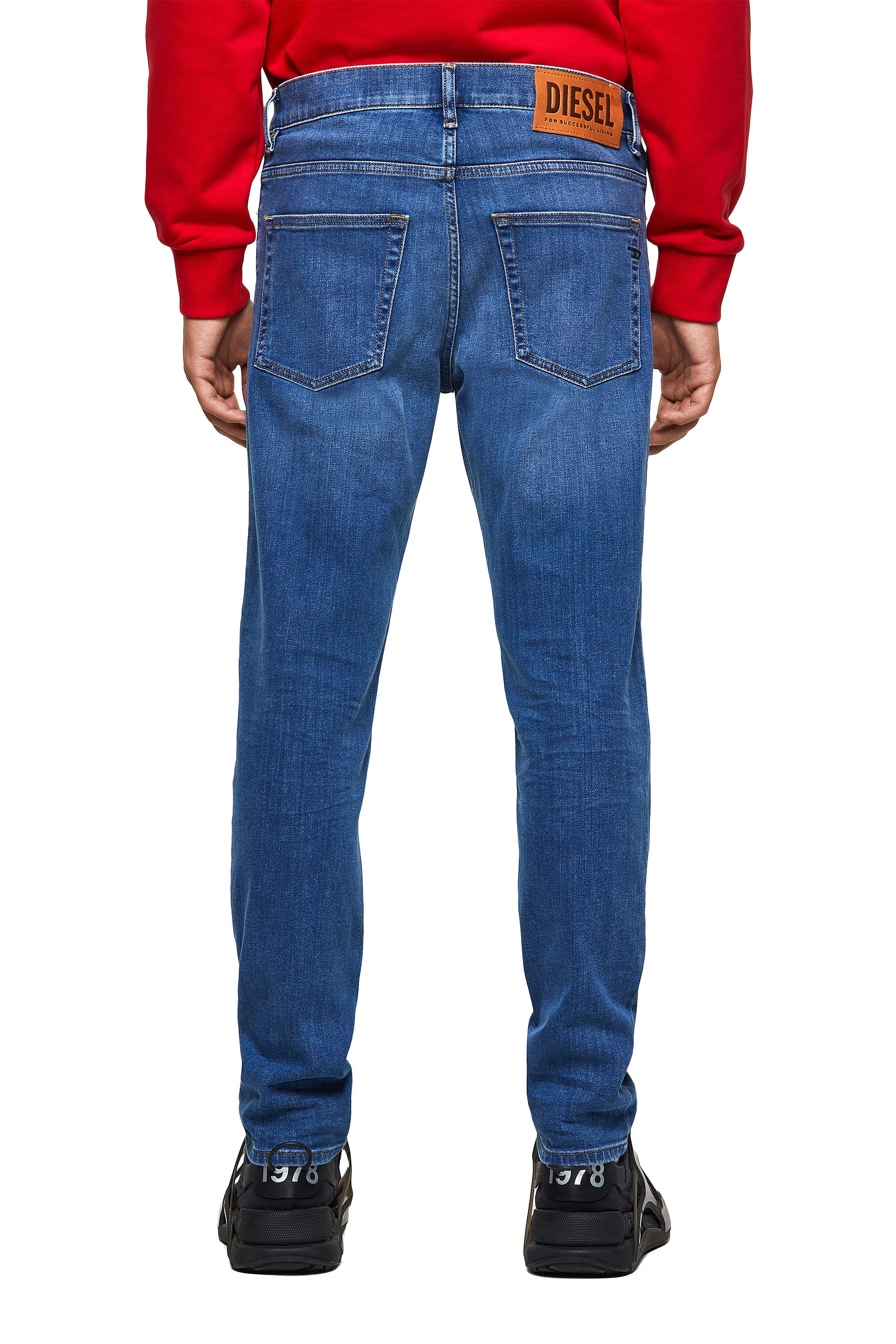 Diesel - 2005 D-FINING 09A80 Tapered Jeans, Medium blue - Image 4