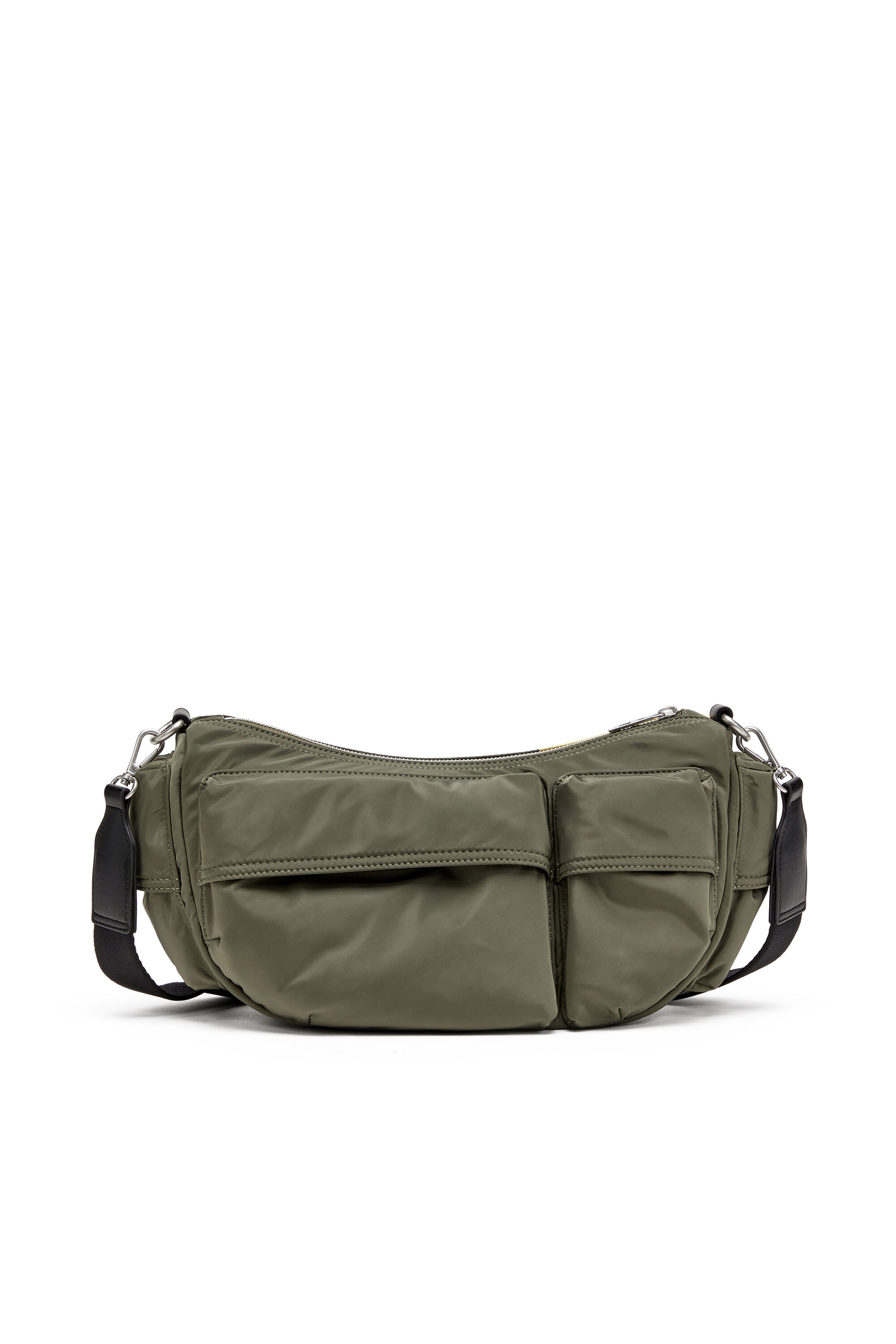 Diesel - MULTI-PKTS SHOULDER BAG X, Unisex's Multi-Pkts - Shoulder bag with color-block design in Green/Yellow - 2