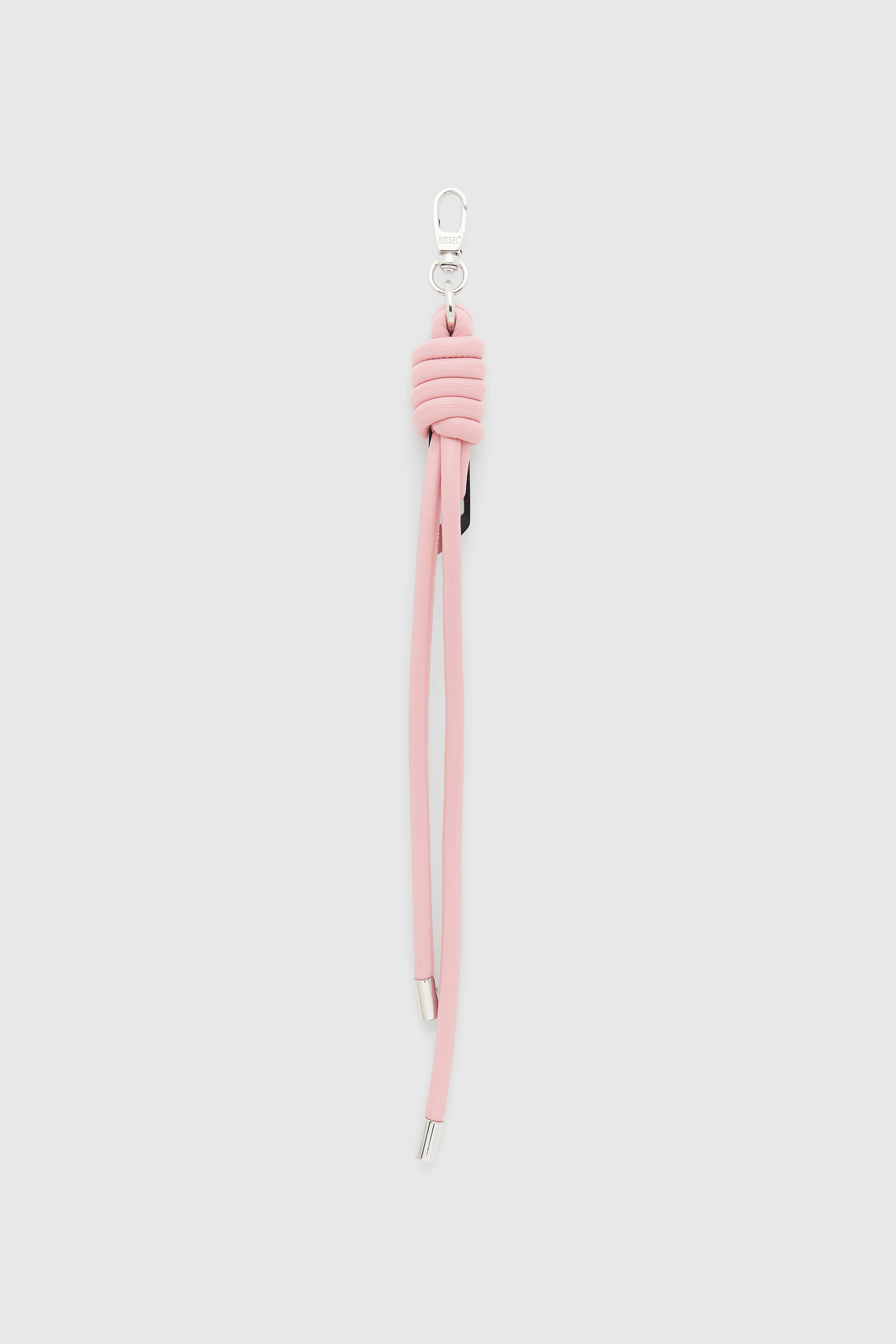 Diesel - ROPE I, Unisex's Knotted-straps charm in metal and PU in Pink - 2