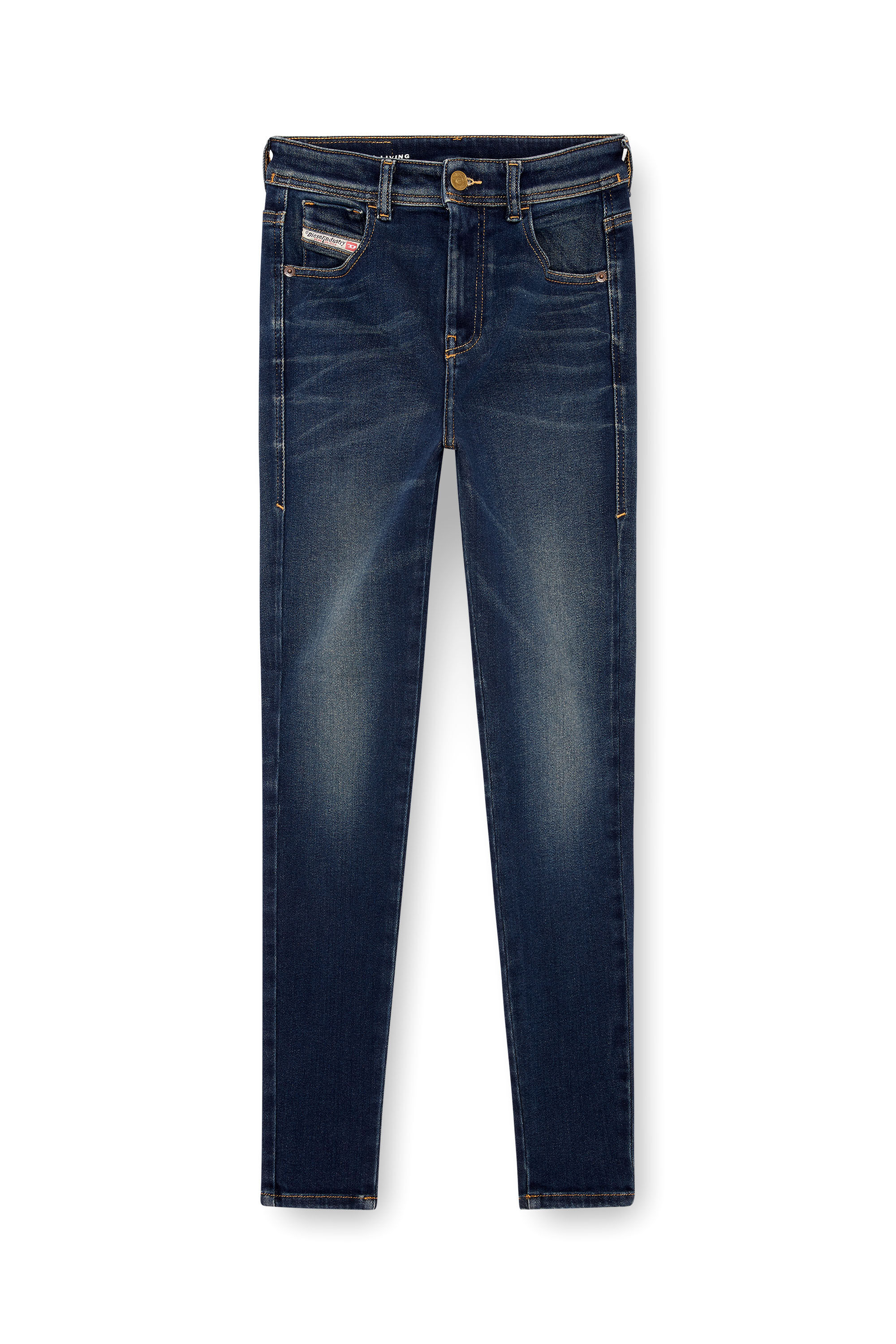 Diesel - Woman's Super skinny Jeans 1984 Slandy-High 09J11, Dark Blue - 2