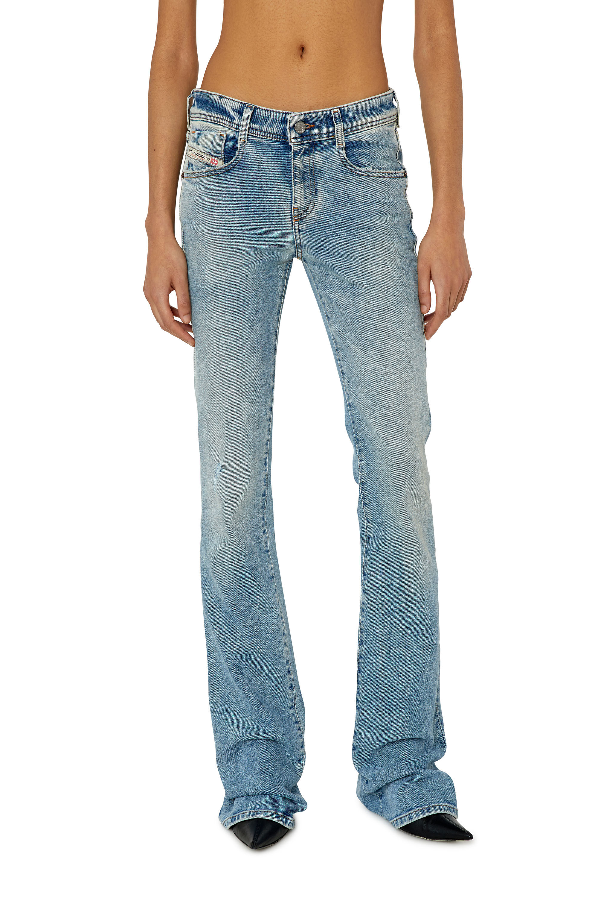 Diesel - 1969 D-Ebbey 09E86 Bootcut and Flare Jeans, Light Blue - Image 3