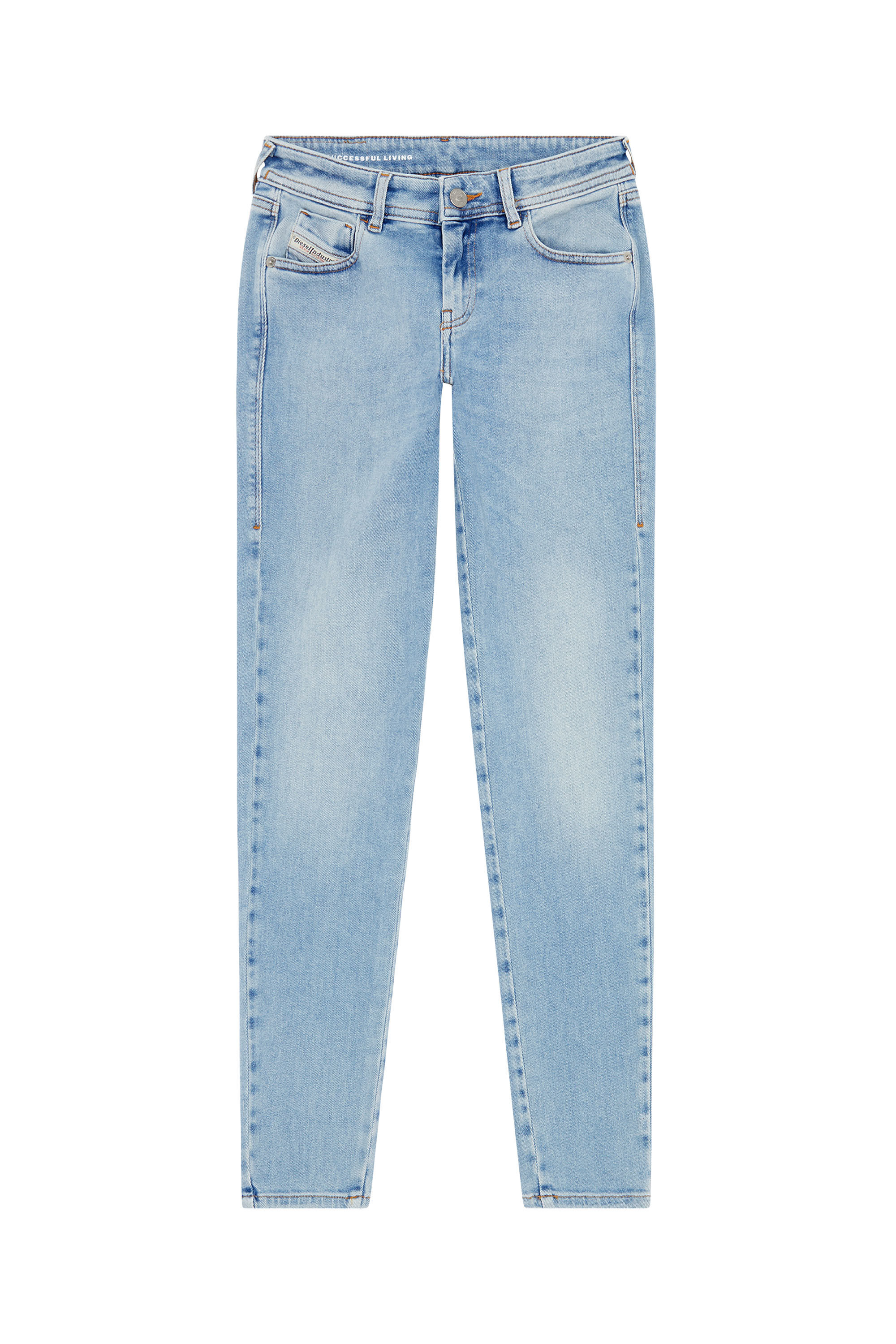 Diesel - Super skinny Jeans 2018 Slandy-Low 09F87, Light Blue - Image 2