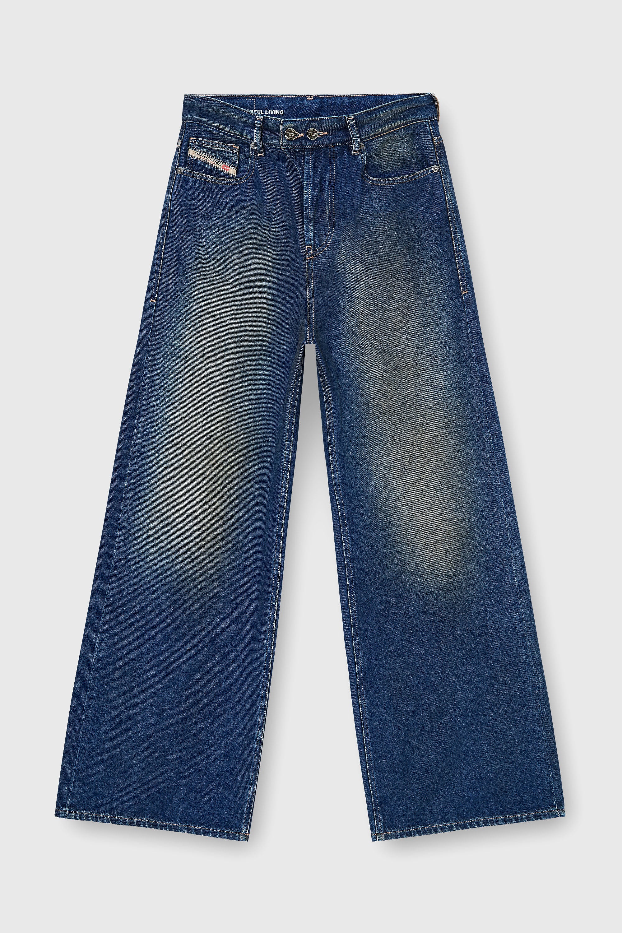 Diesel - Woman's Relaxed Jeans 1996 D-Sire 09P47, Dark Blue - 6