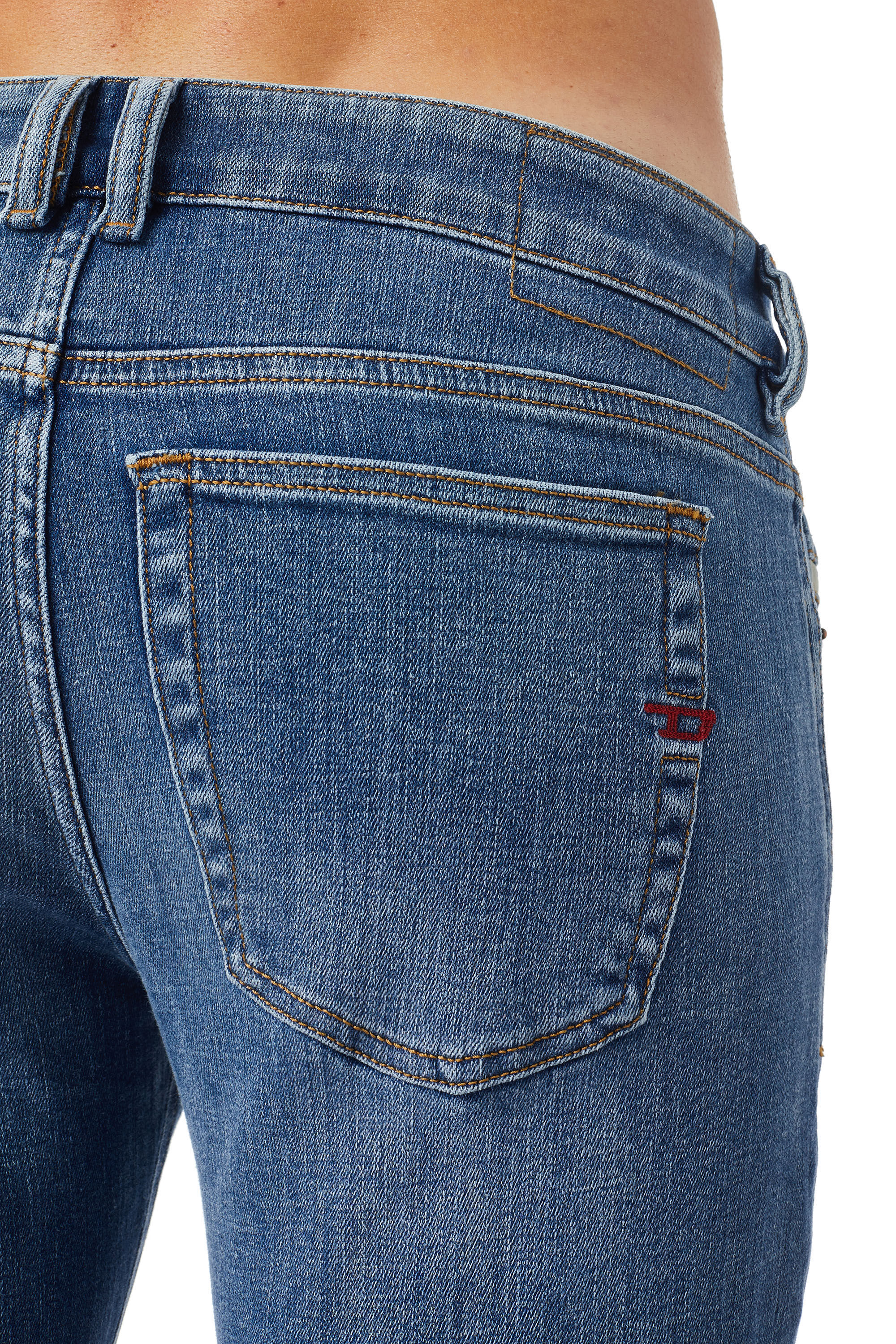 Diesel - Skinny Jeans 1979 Sleenker 09C01, Medium blue - Image 6