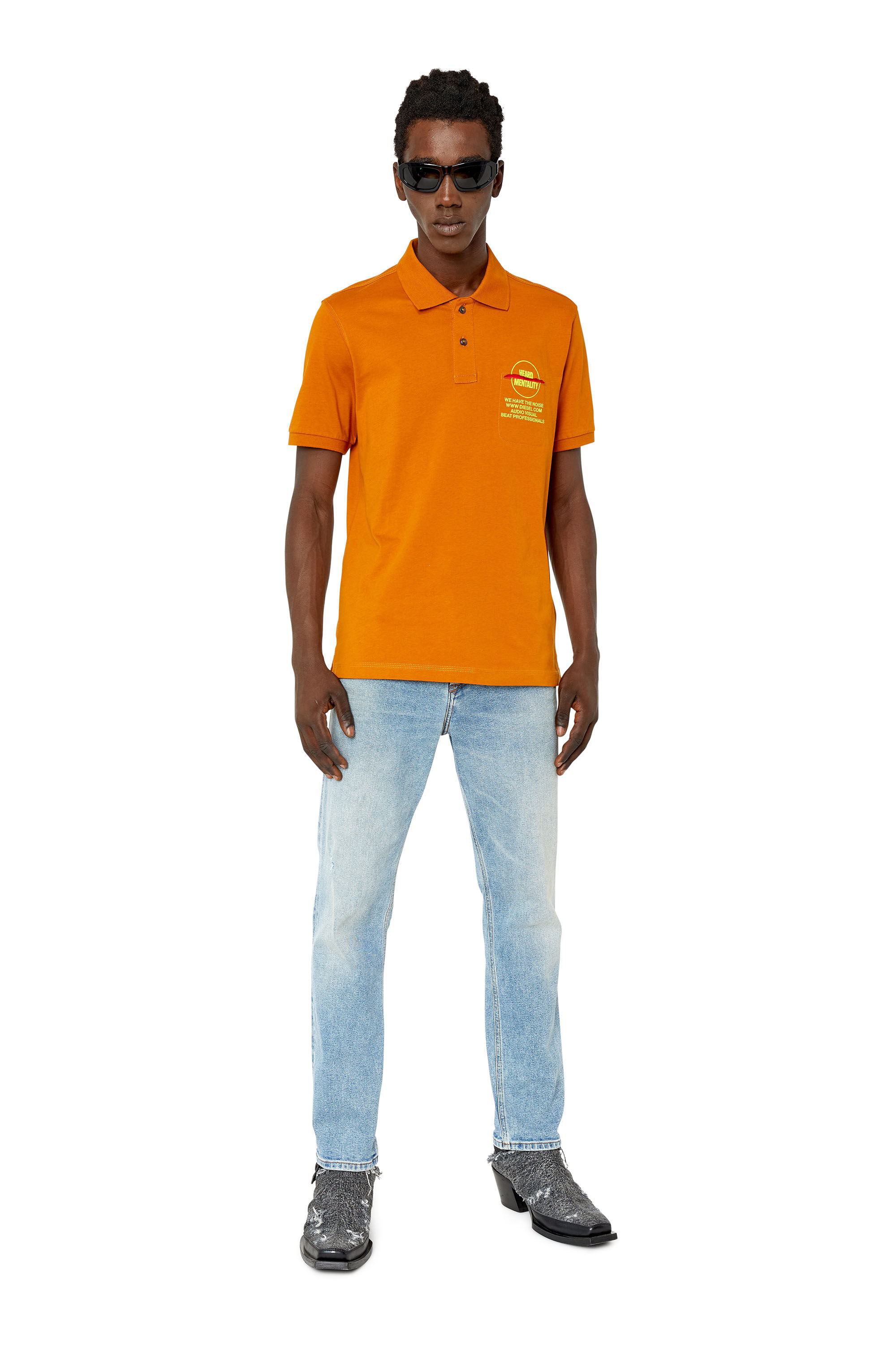 Diesel - Man's Tapered Jeans 2005 D-Fining 09E86, Light Blue - 1