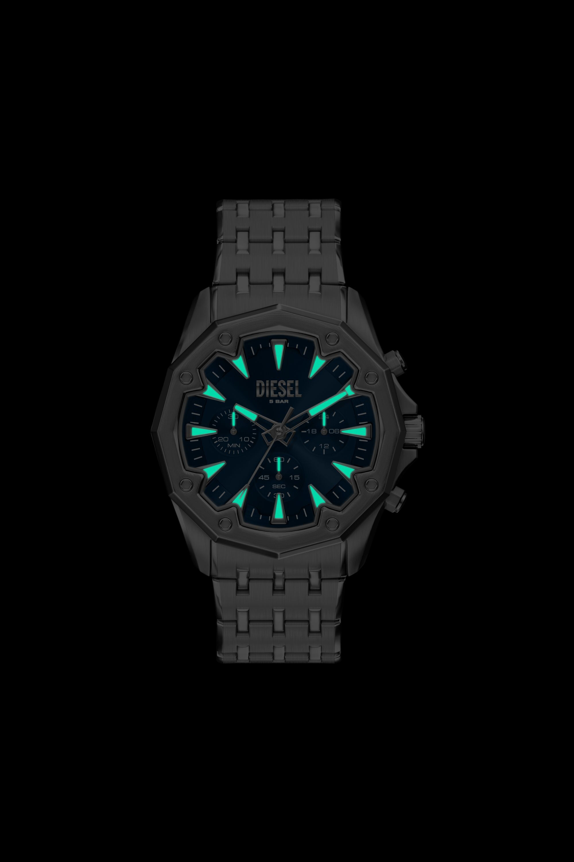 Diesel - DZ4706 WATCH, Man's Stinger Stainless Steel Watch in Silver - 6