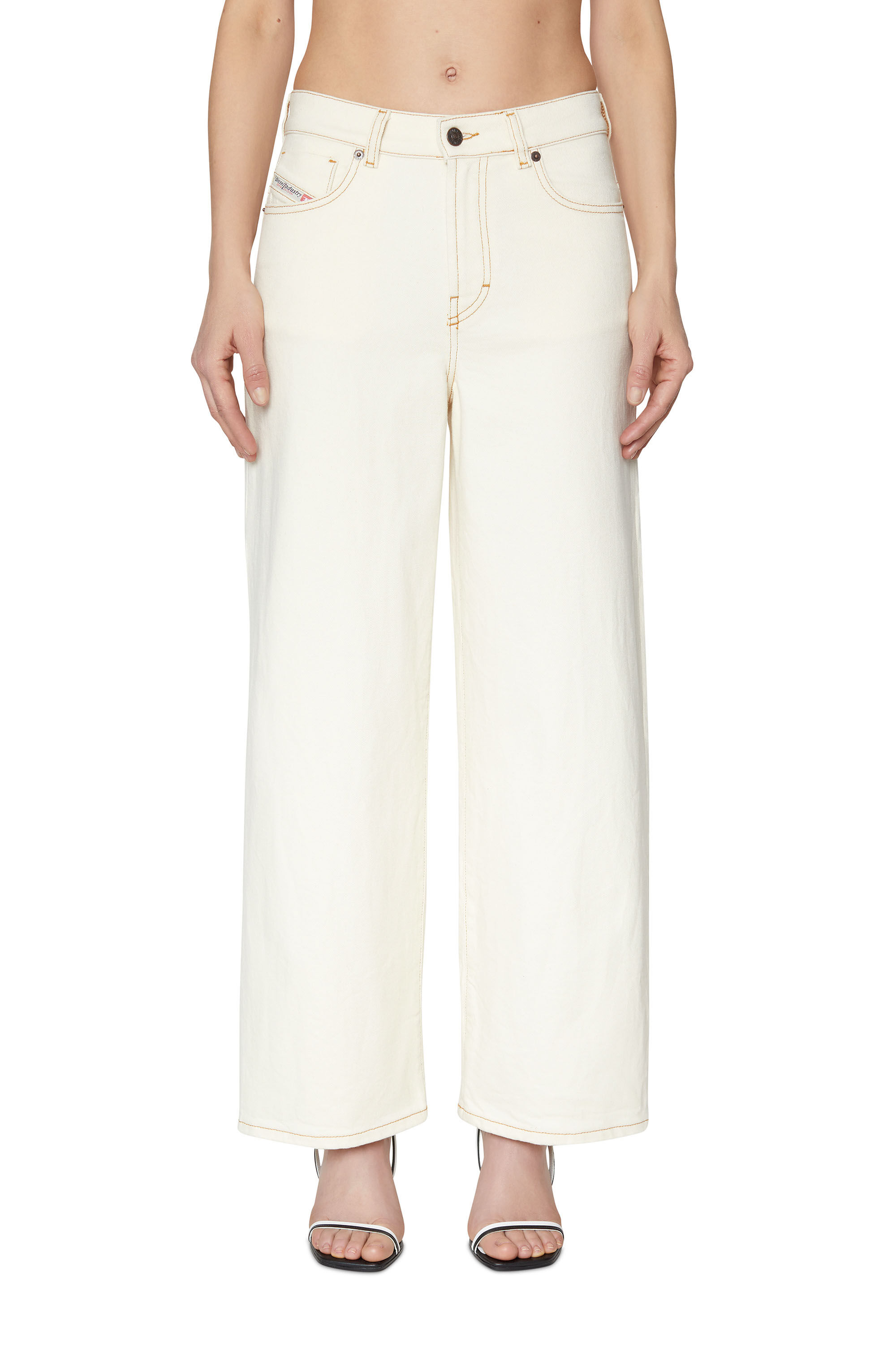 Diesel - 2000 09B94 Bootcut and Flare Jeans, White - Image 3