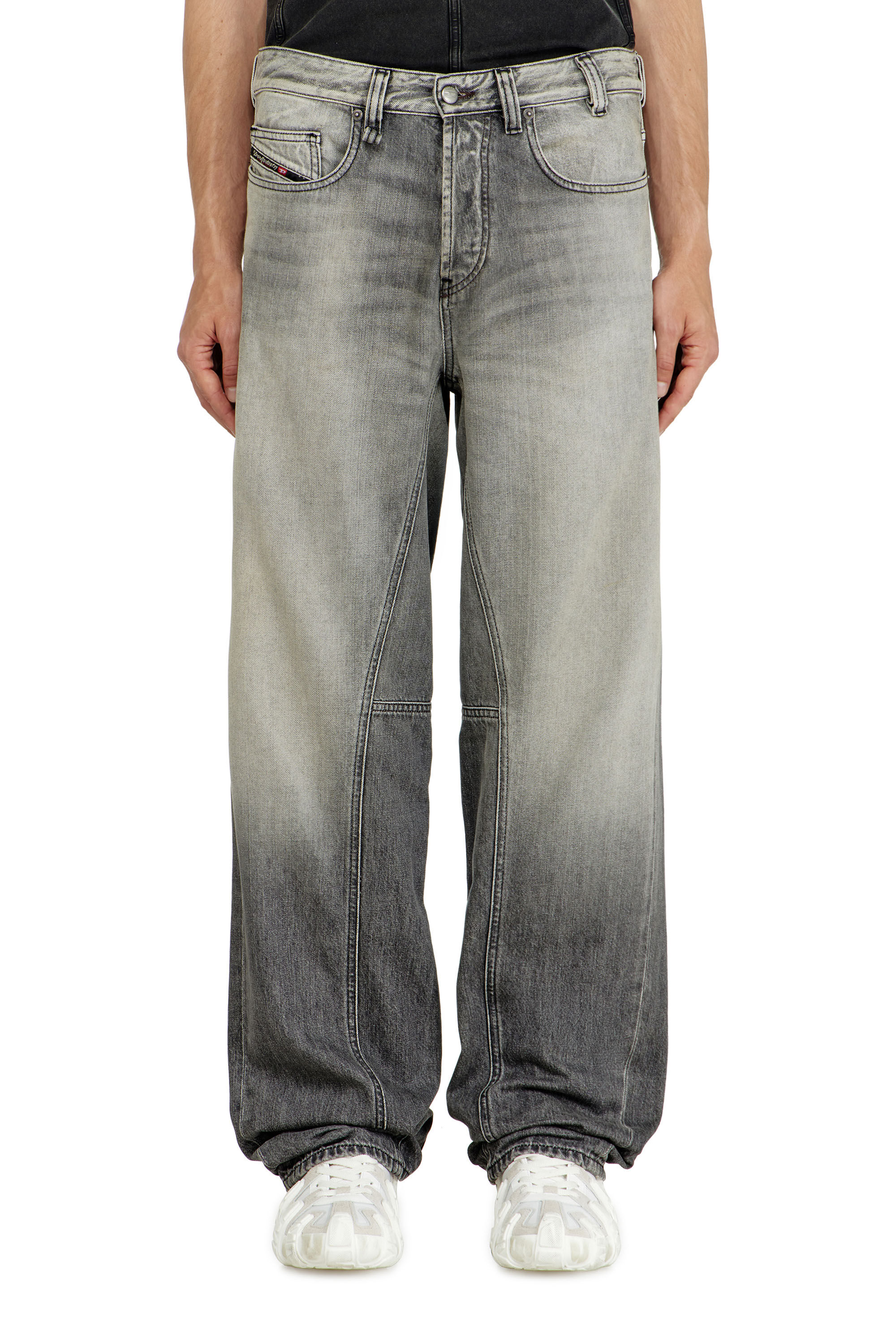 Diesel - Man's Relaxed Jeans 2001 D-Macro 09P56, Grey - 4