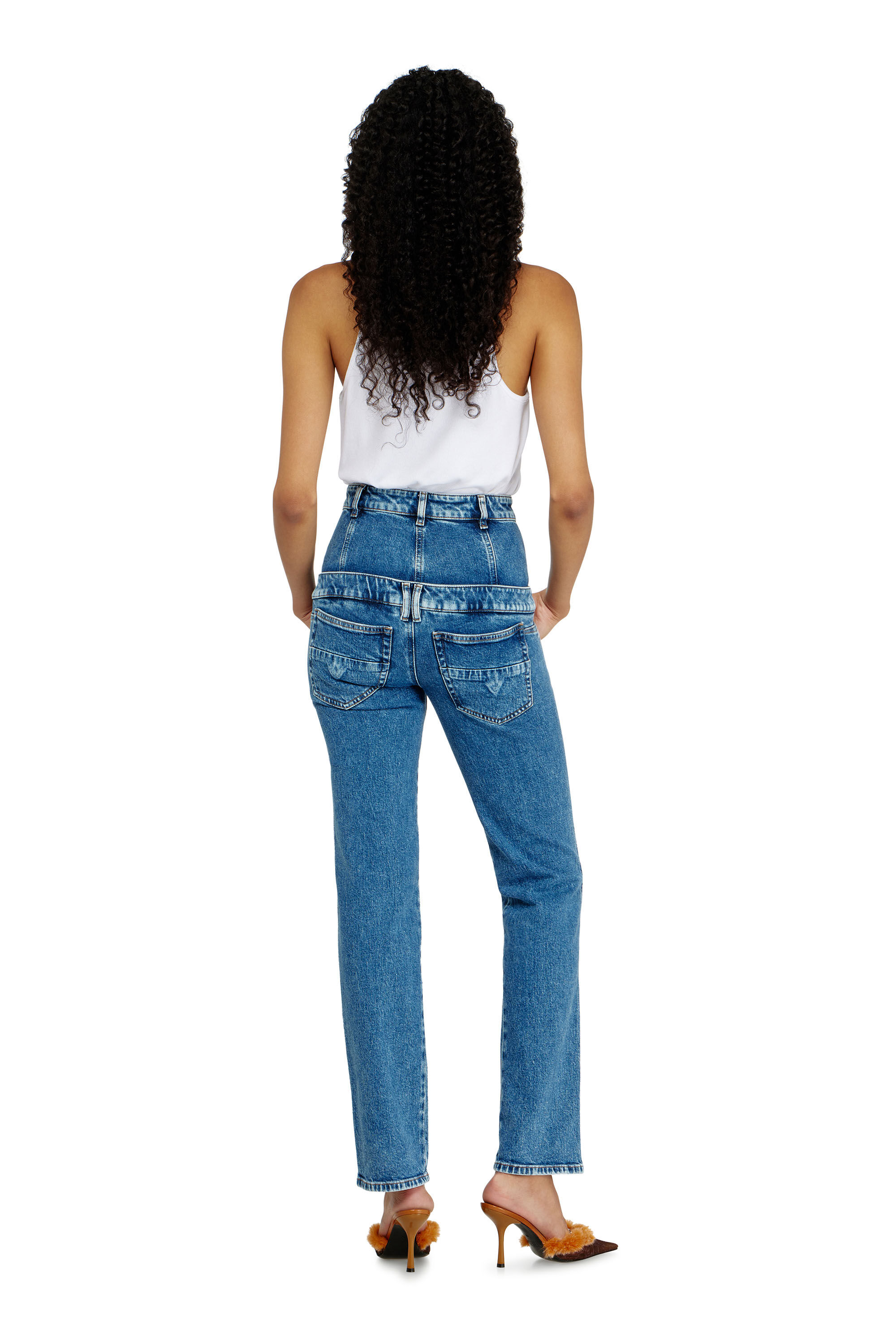 Diesel - Woman's Slim Jeans D-Fynora 007EU, Medium blue - 3