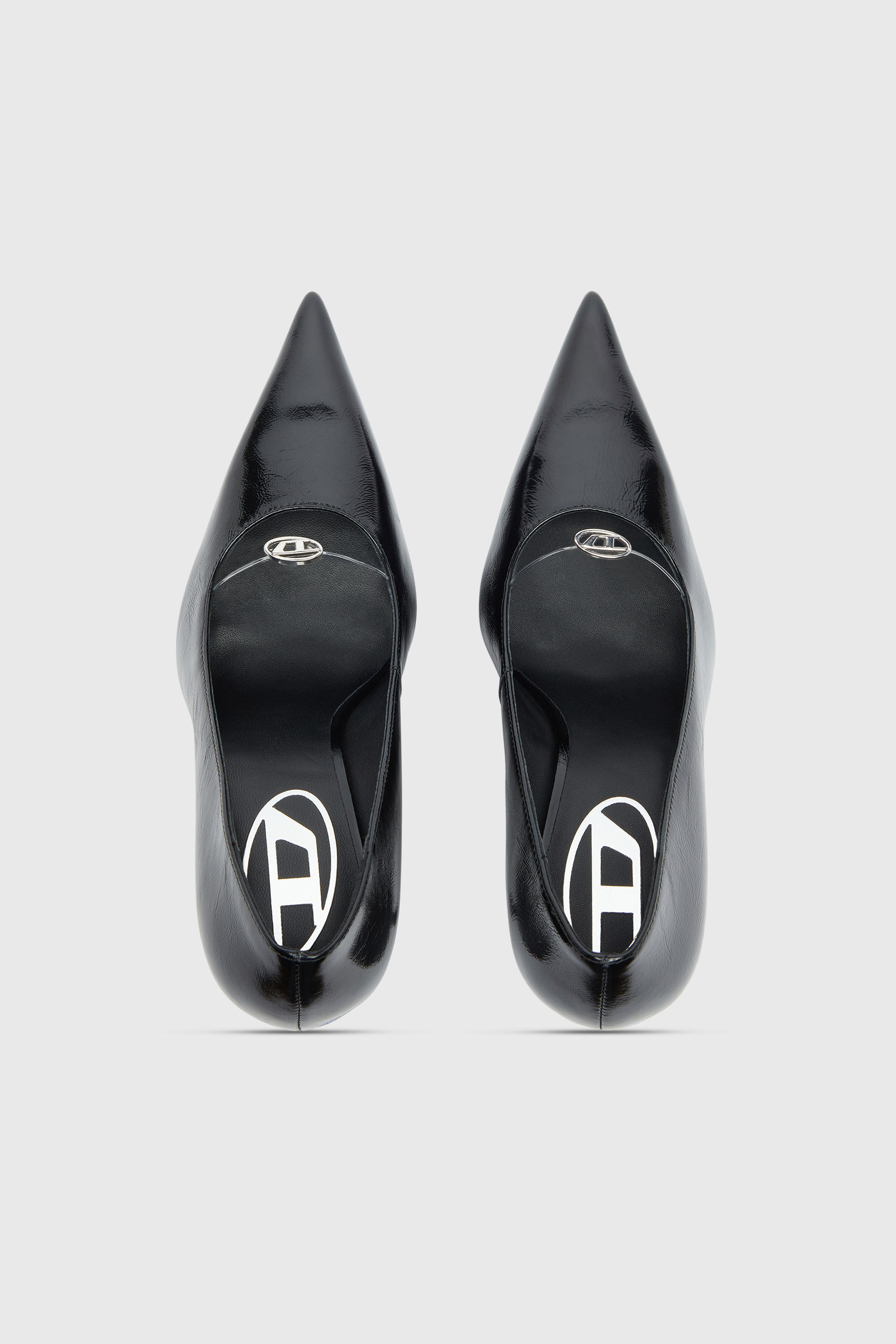 Diesel - D-JEWELS 90 P, Woman's D-Jewels - Pumps in naplak leather in Black - 5