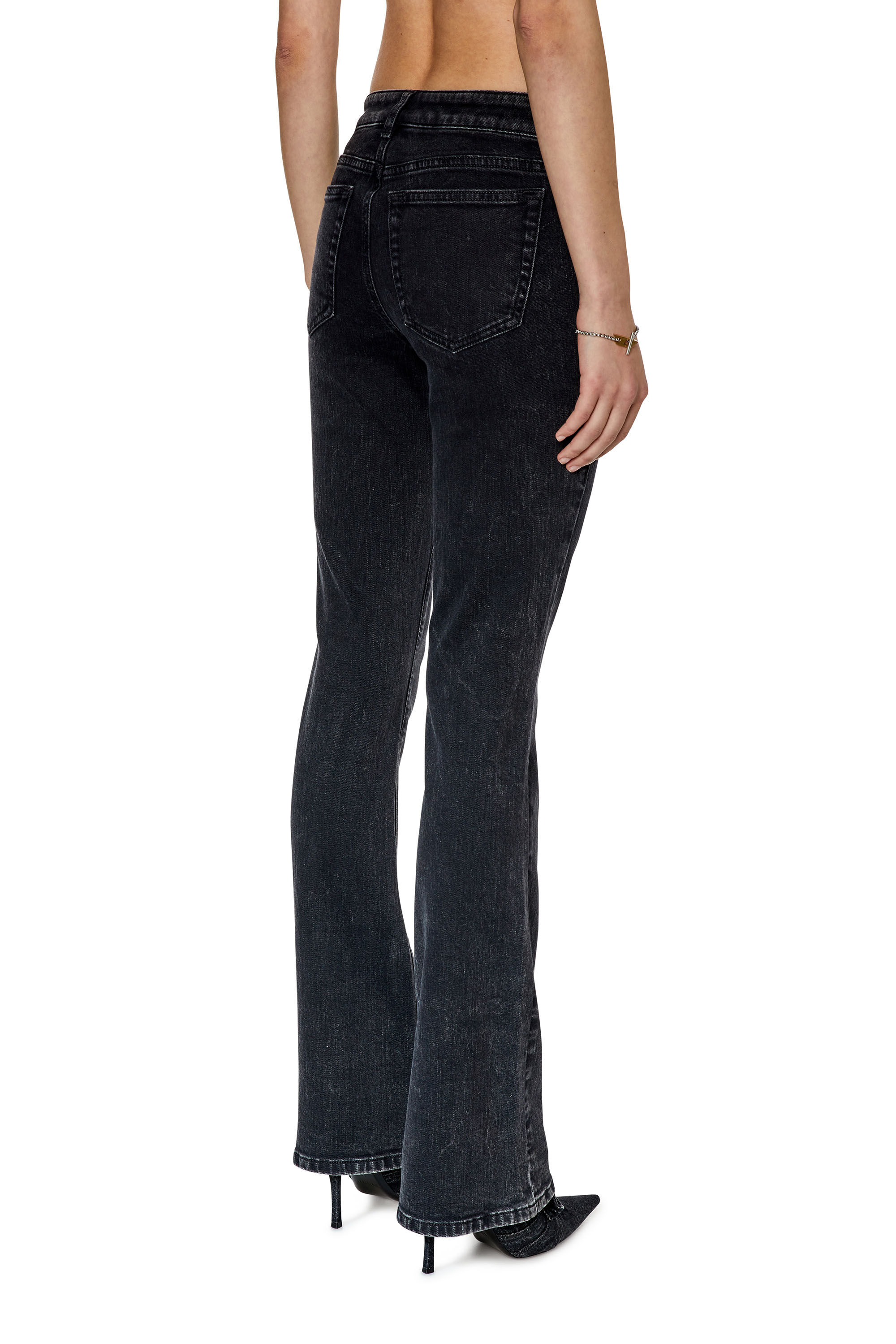 Diesel - Bootcut and Flare Jeans 1969 D-Ebbey 0ENAP, Black/Dark grey - Image 4