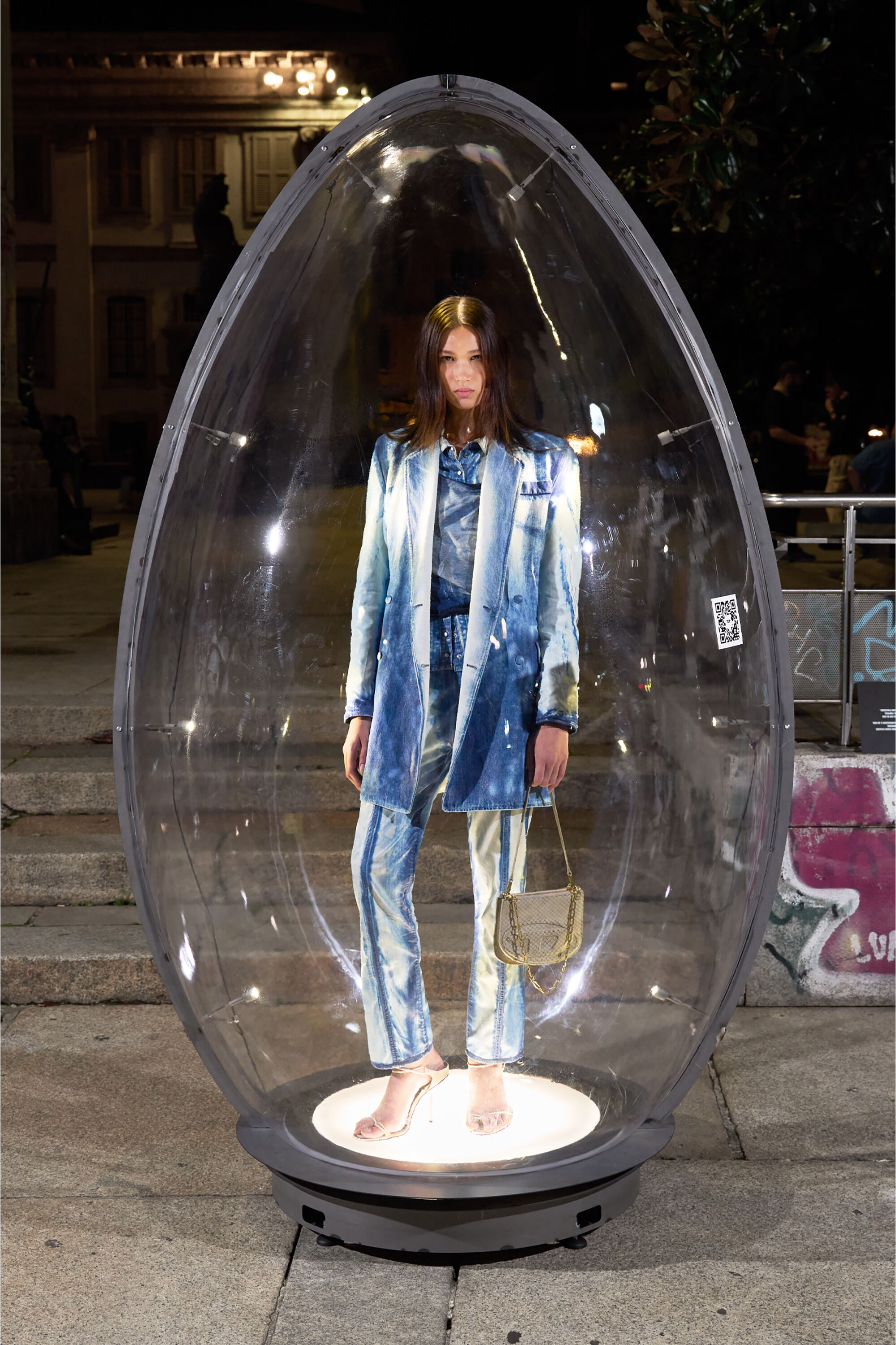 Diesel - Woman's Slim Jeans D-LYSAR 068XC, Medium blue - 4