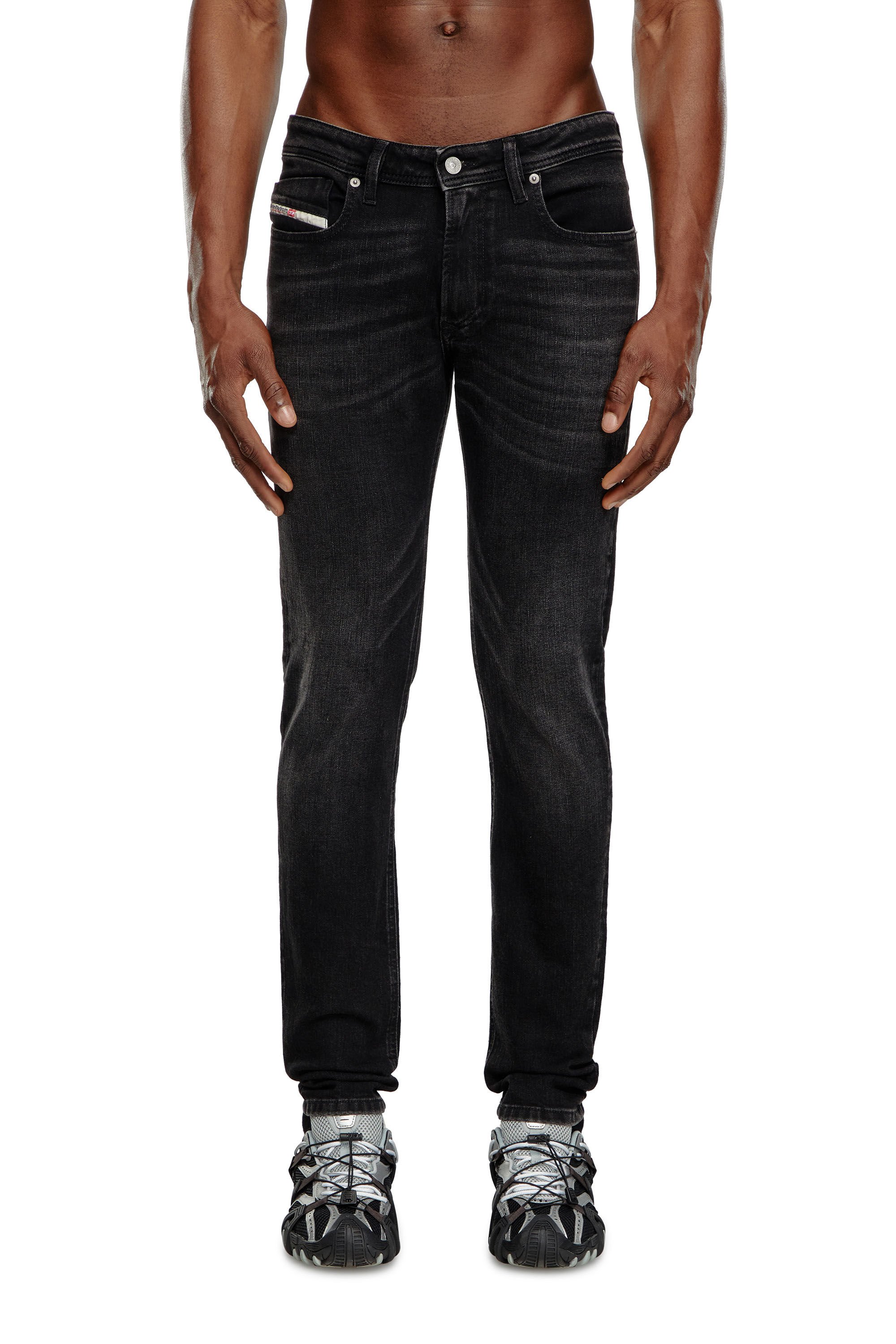 Diesel - Skinny Jeans 1979 Sleenker 0GRDA, Black/Dark grey - Image 3