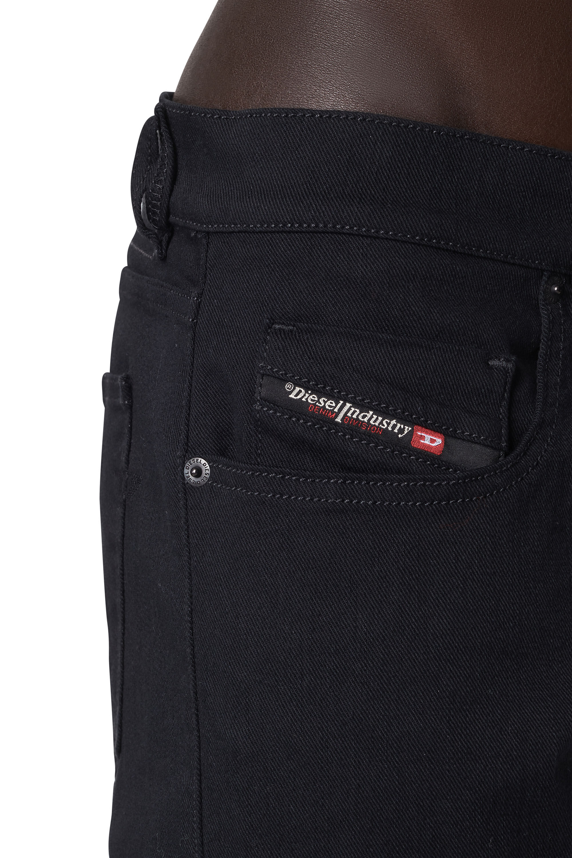 Diesel - Slim Jeans 2019 D-Strukt 069YP, Black/Dark grey - Image 6