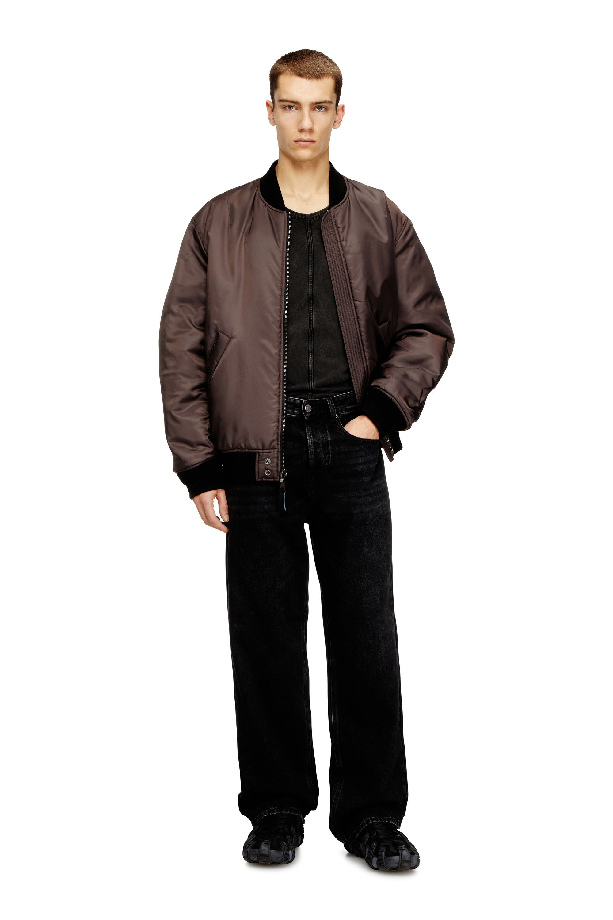 Diesel - Man's Relaxed Jeans 2001 D-Macro 09P09, Black/Dark grey - 1