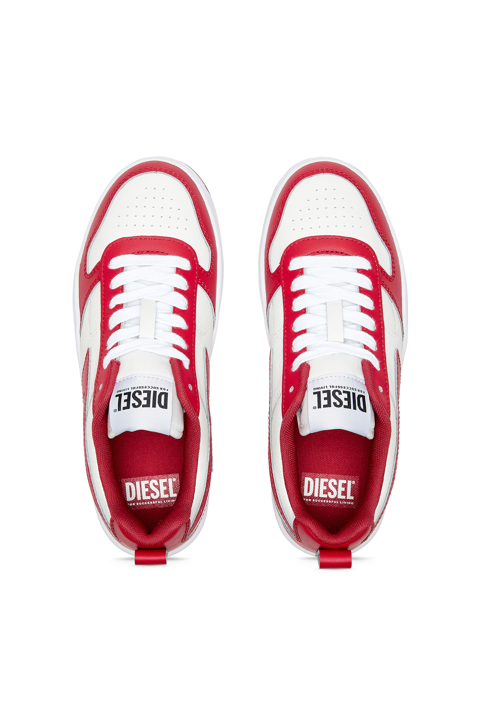 Diesel - S-UKIYO V2 LOW W, White/Red - Image 5