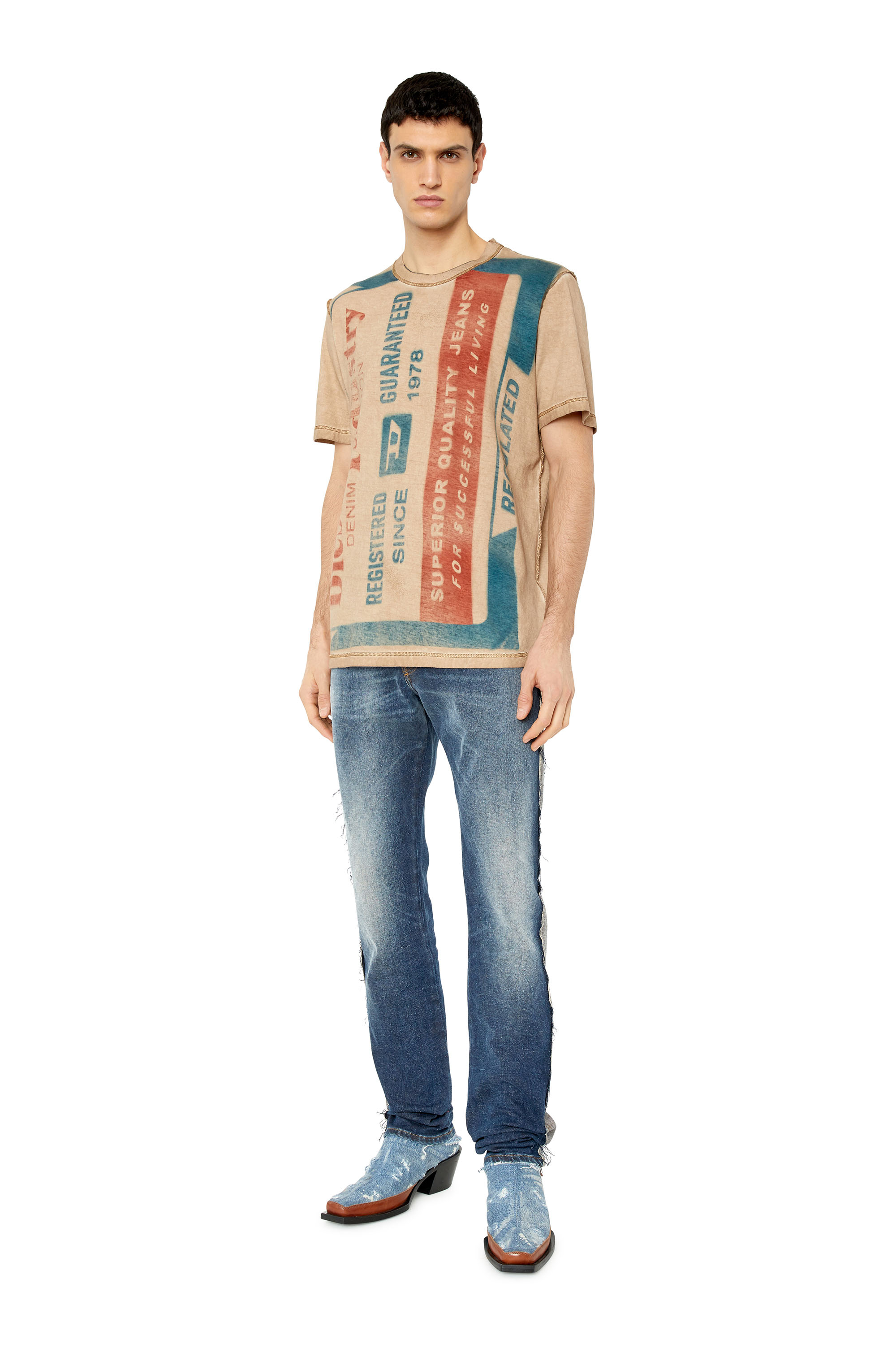 Diesel - 1995 D-Sark 09F39 Straight Jeans, Dark Blue - Image 5