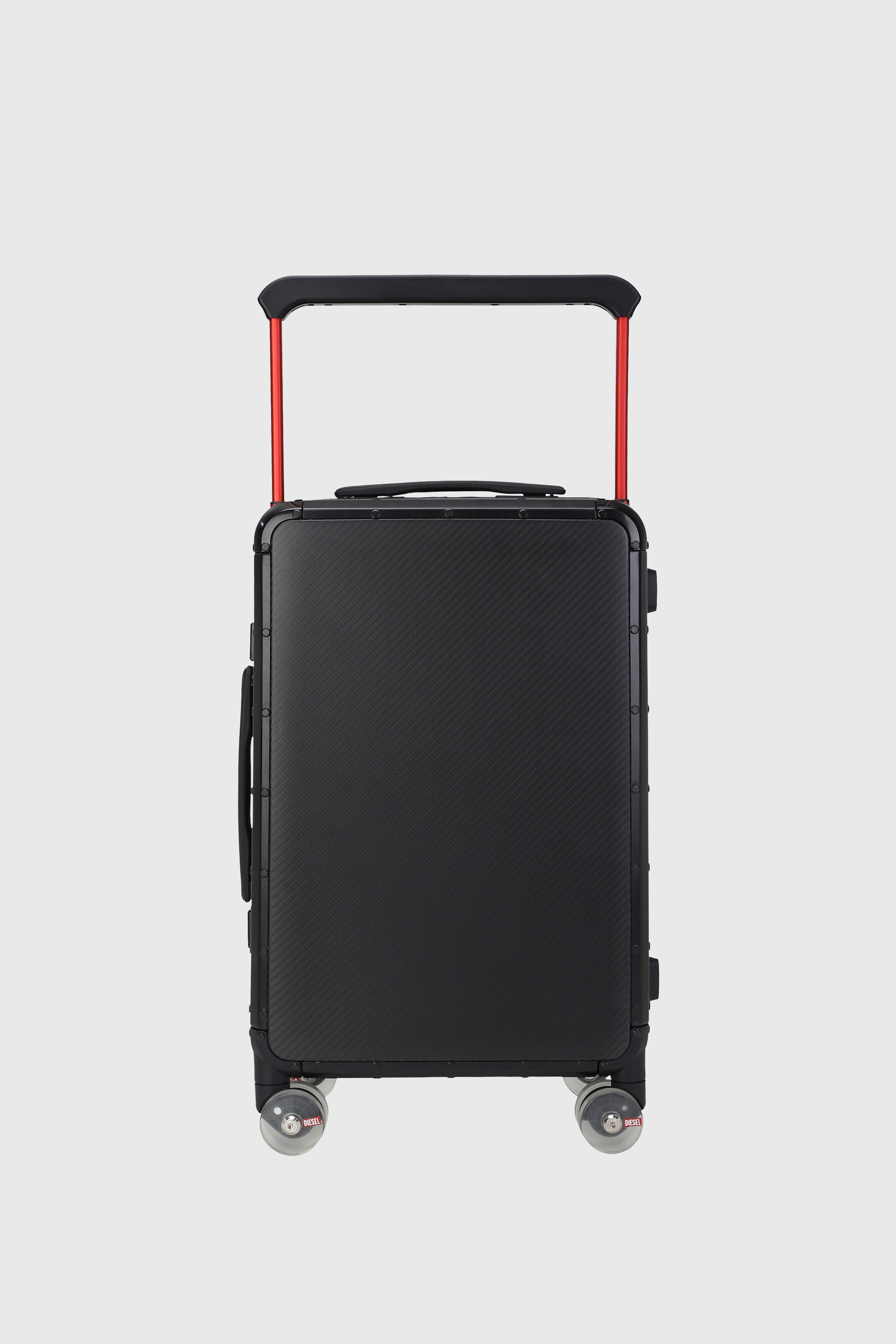 Diesel - DSL CARBON FIBER TROLLEY-BLACK- DSL001, Unisex's Carbon fiber suitcase size S in Black - 2