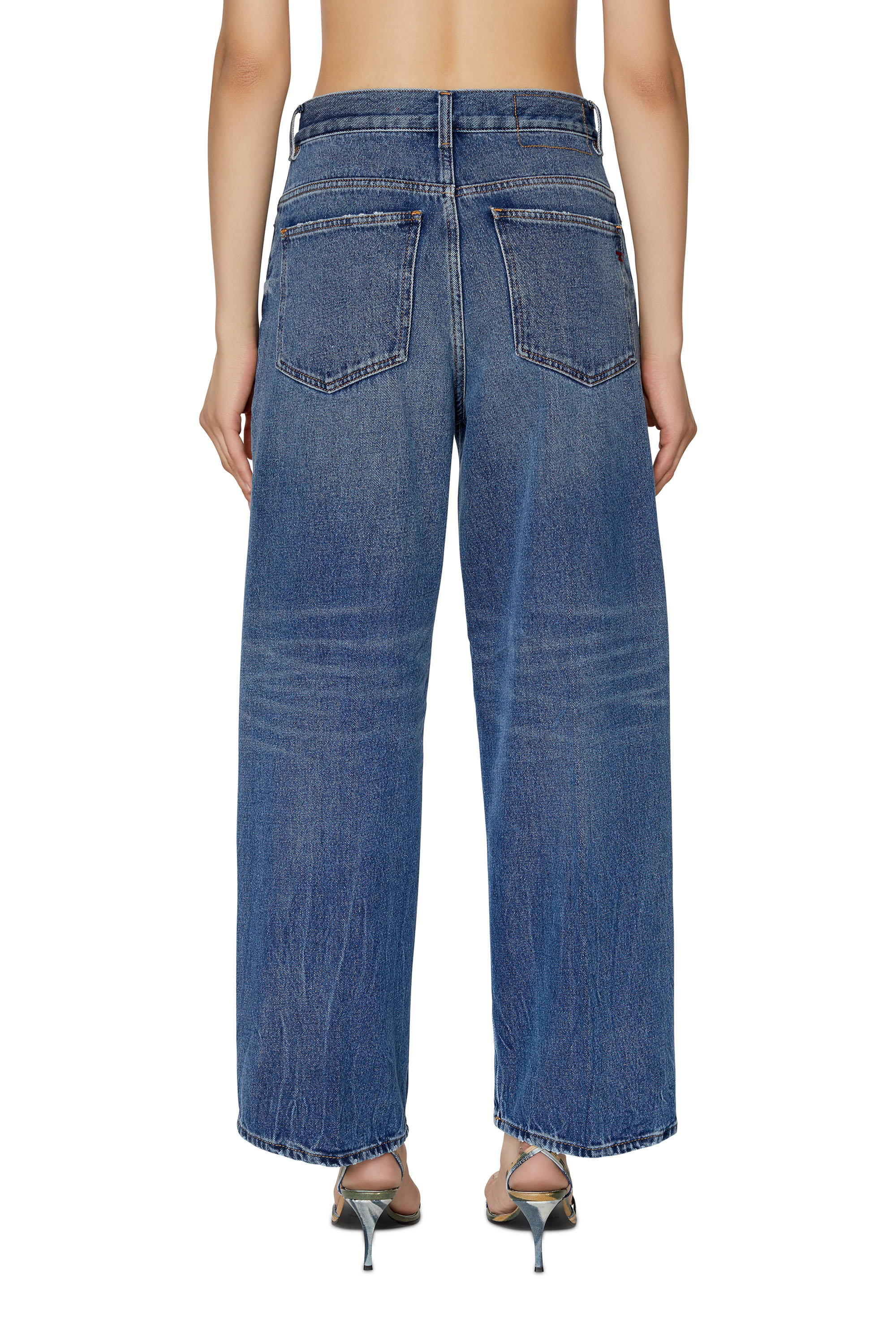 Diesel - 2000 09E03 Bootcut and Flare Jeans, Medium blue - Image 2