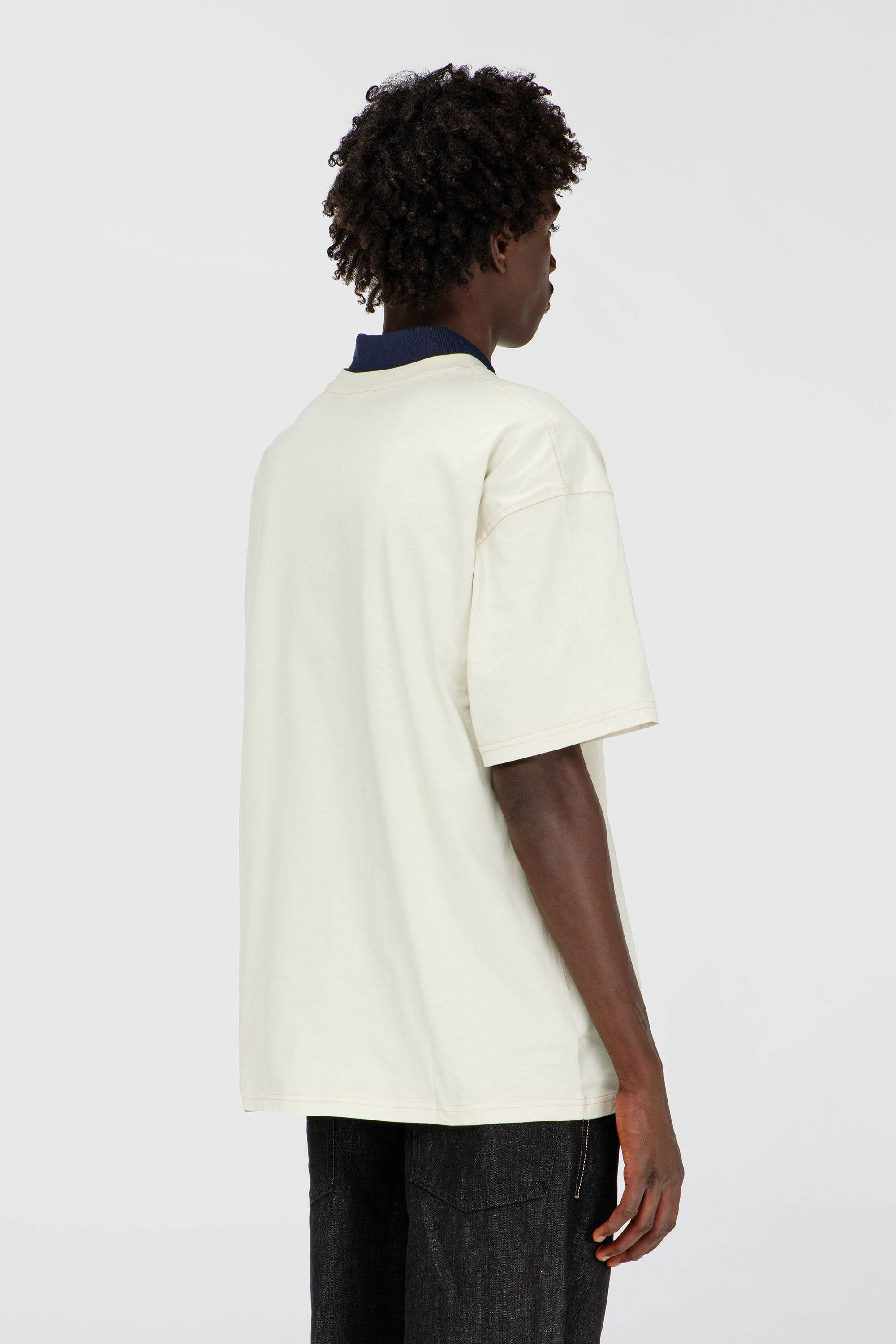 Diesel - T-BOXT-B4, Man's T-shirt with crack-print logo in White - 4
