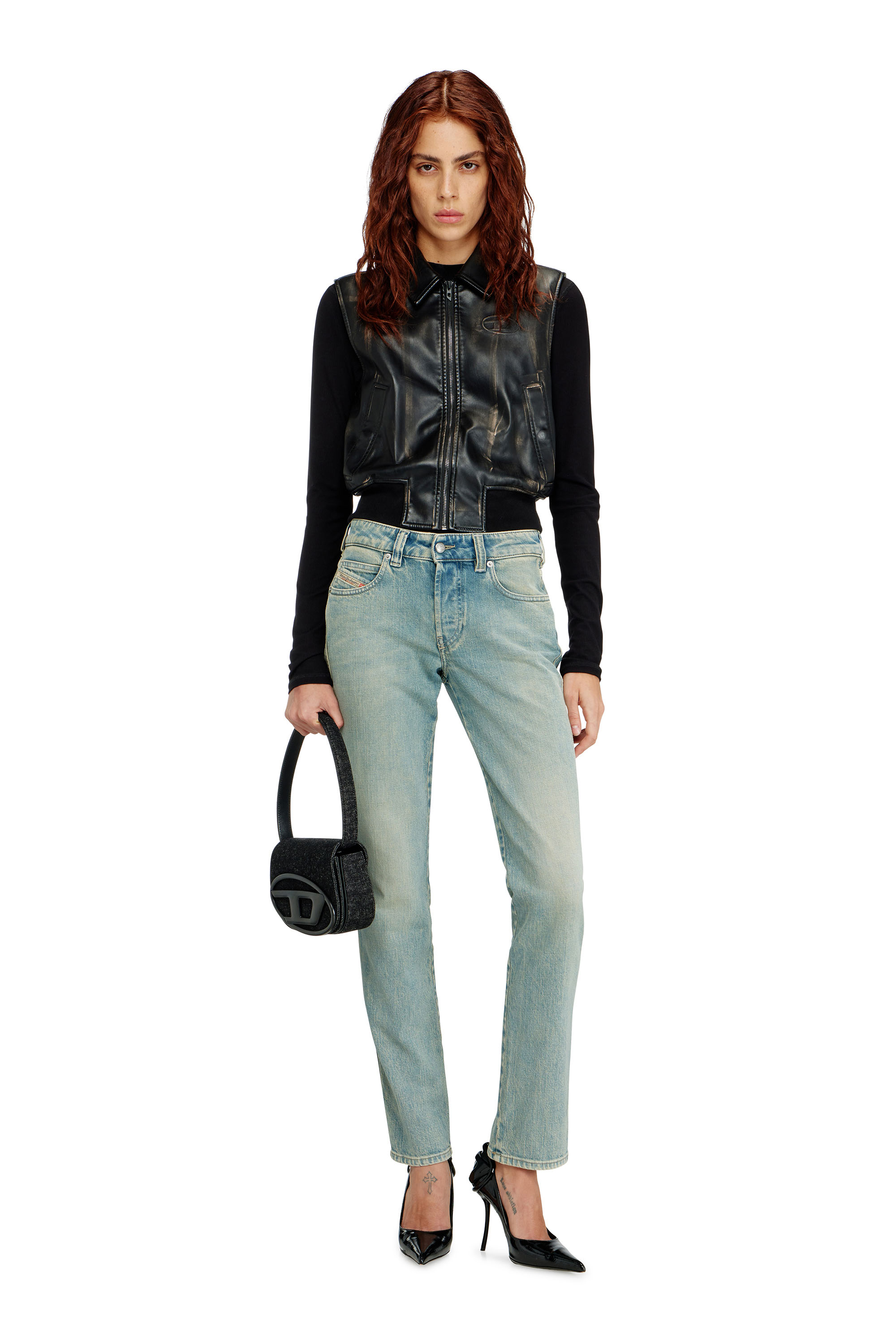 Diesel - Woman's Slim Jeans 1992 D-Jiann 09N33, Medium blue - 2