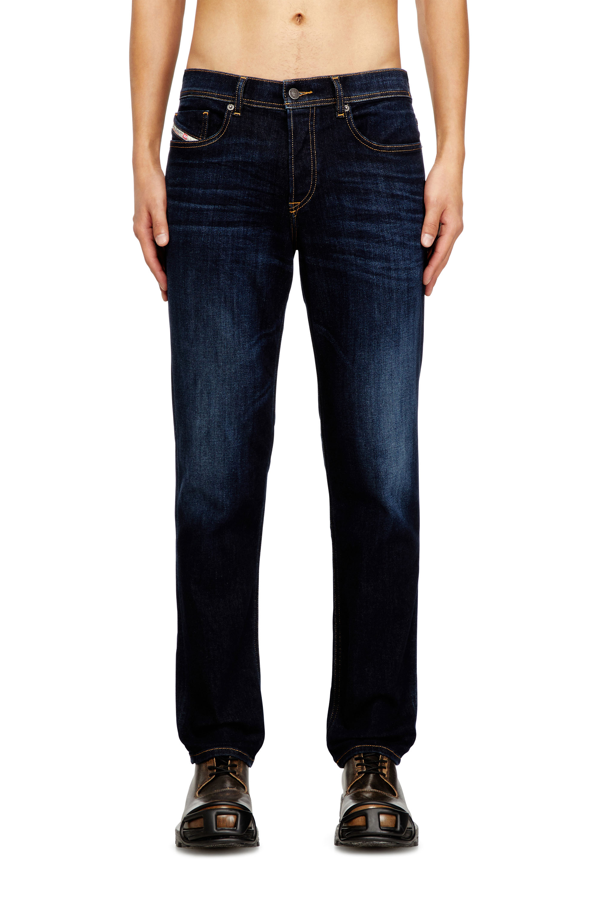 Diesel - Man's Regular Jeans 2023 D-Finitive 009ZS, Dark Blue - 2