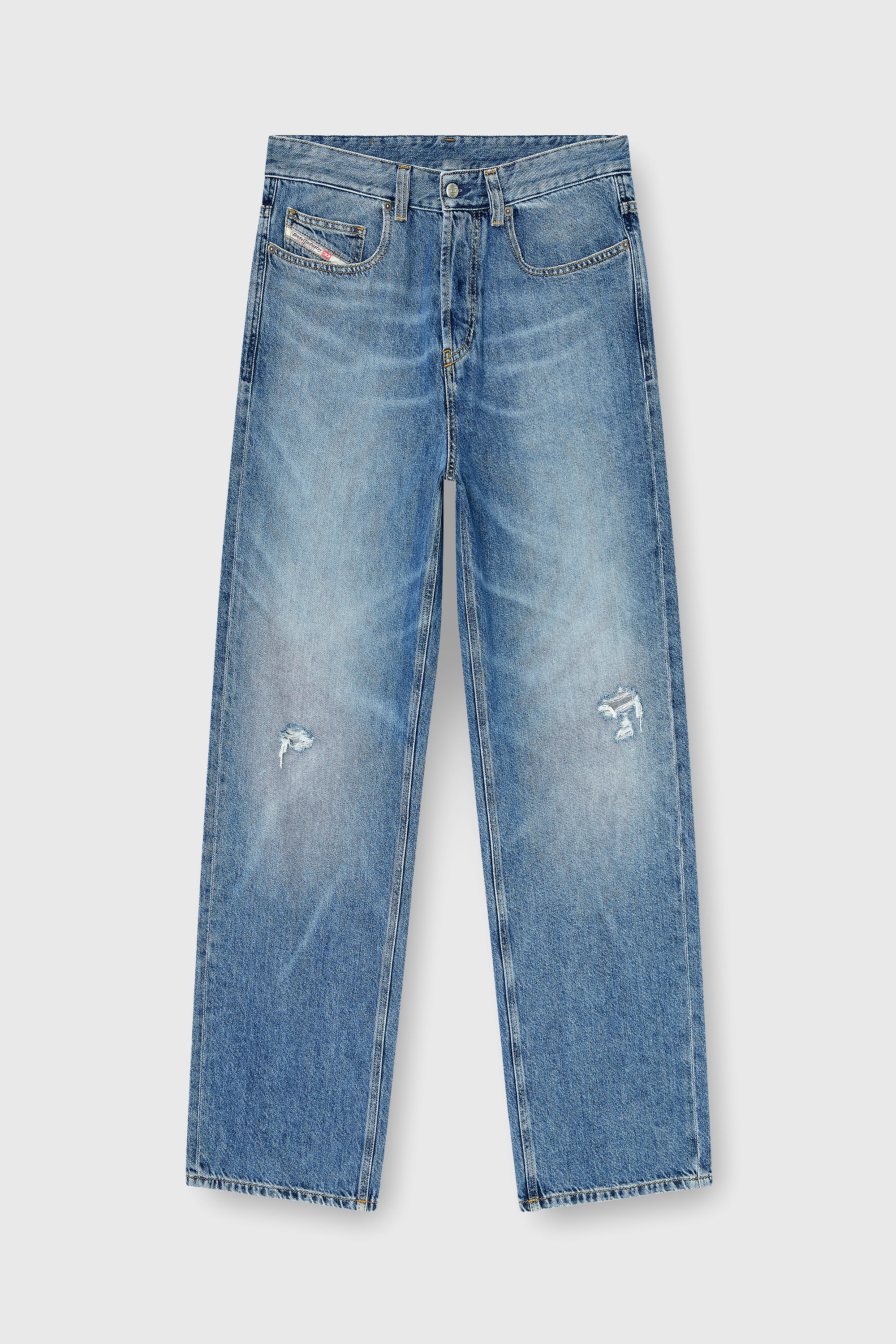 Diesel - Man's Relaxed Jeans 2001 D-Macro 09P61, Medium blue - 6