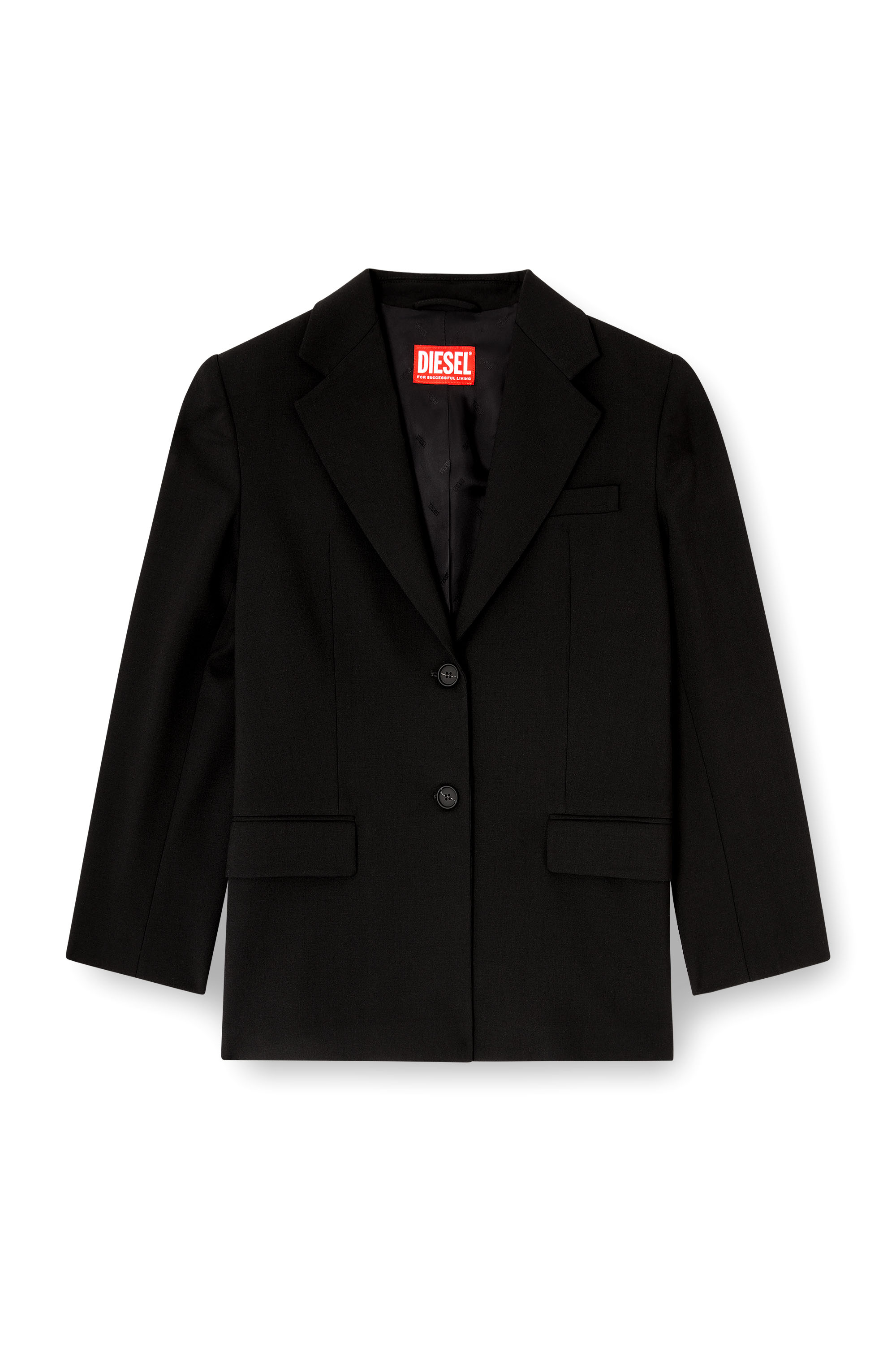 Diesel - G-KESS-R1, Woman's Blazer in wool blend in Black - 3