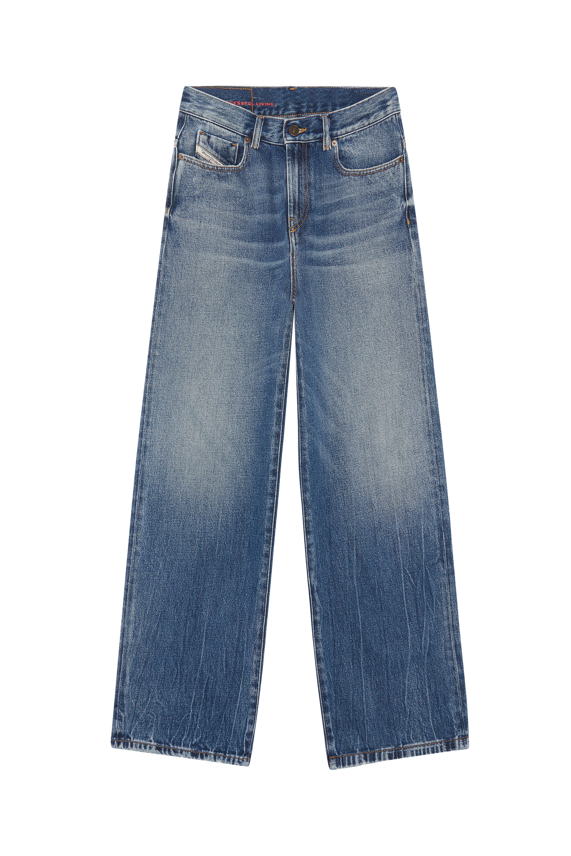 Diesel - 2000 09E03 Bootcut and Flare Jeans, Medium blue - Image 6