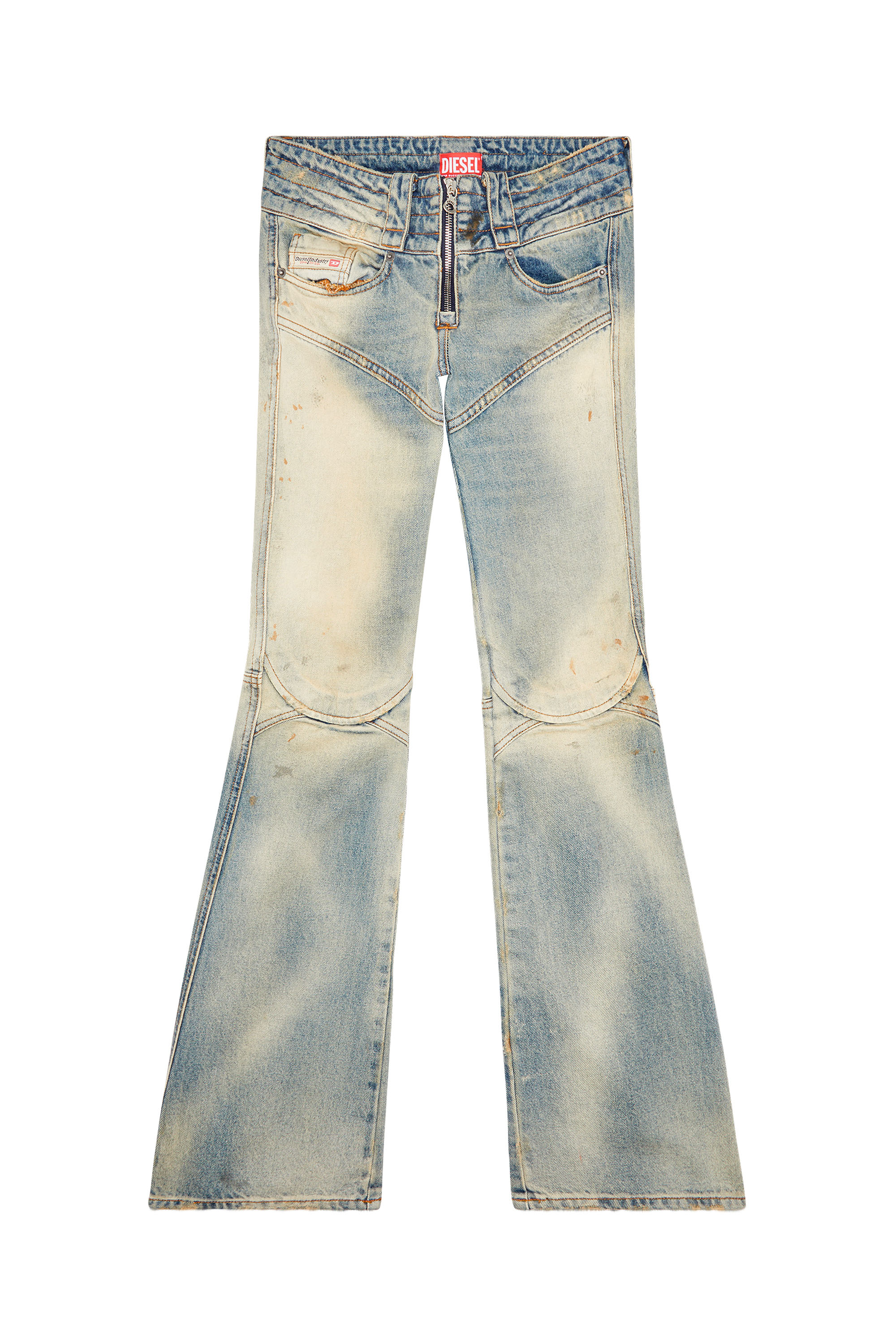 Diesel - Belthy 0ENAF Bootcut and Flare Jeans, Light Blue - Image 3