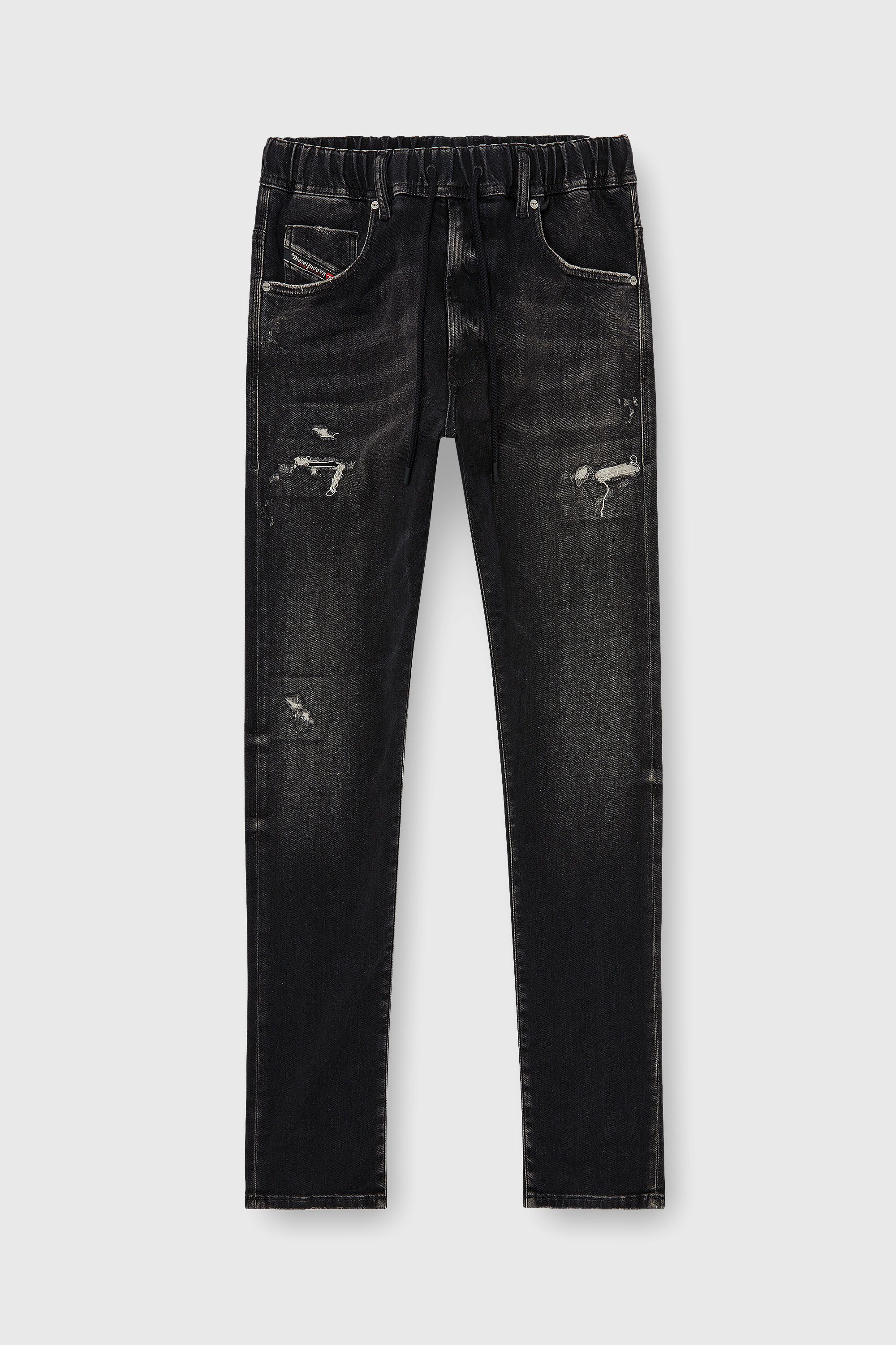Diesel - Man's Regular 2030 D-Krooley Joggjeans&reg; 09Q22, Black/Dark grey - 2