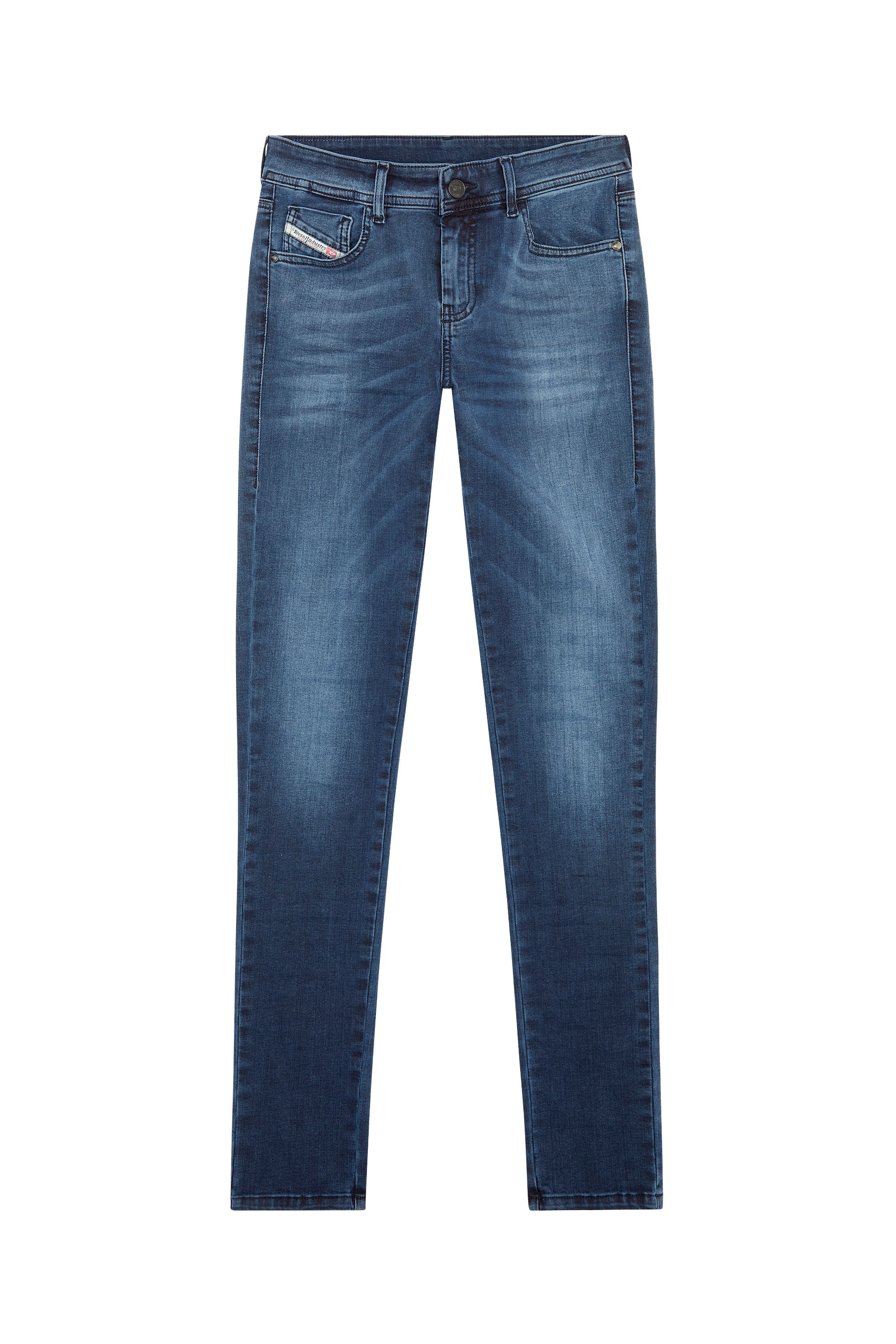 Diesel - 2017 SLANDY E84UT Super skinny Jeans, Dark Blue - Image 5