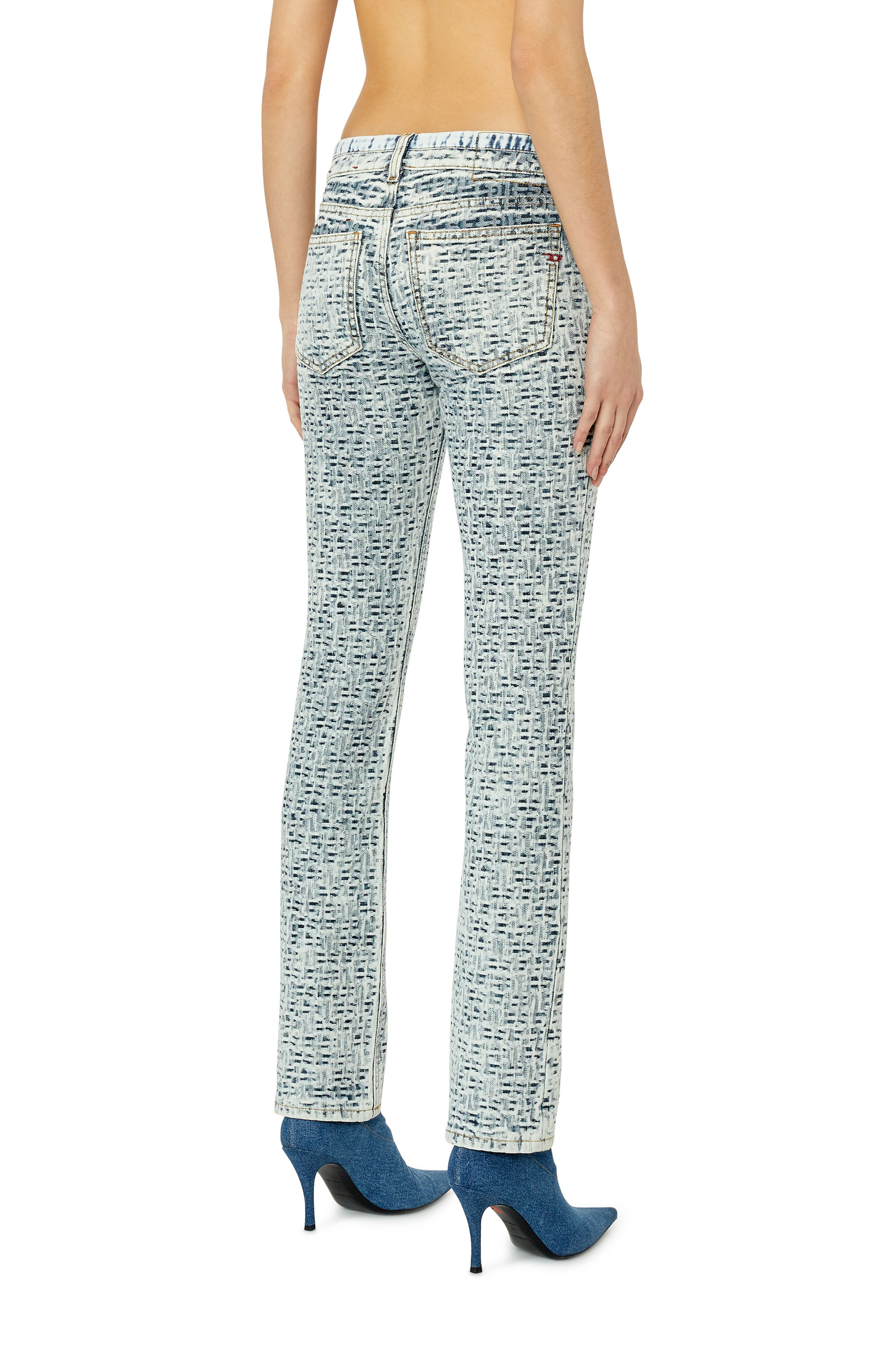 Diesel - 2002 0EMAA Straight Jeans, Light Blue - Image 2
