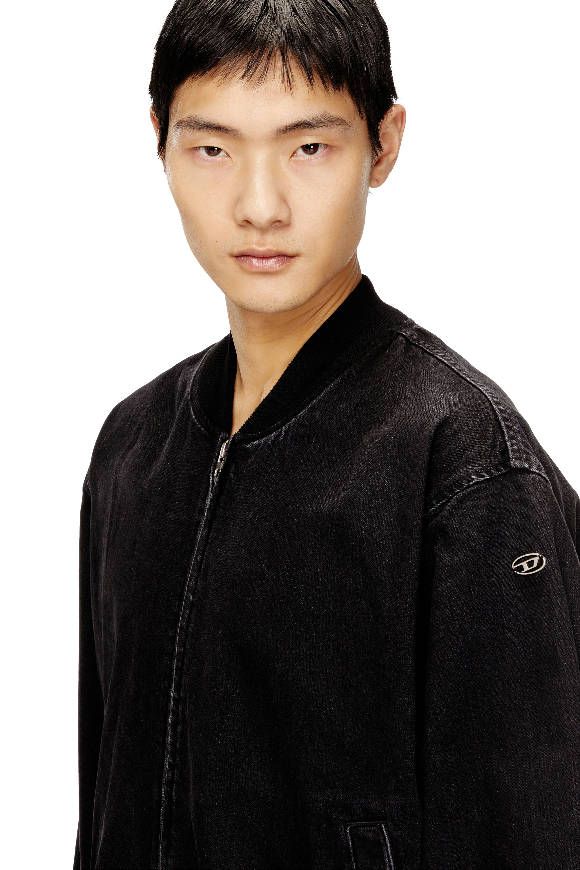 Diesel - D-GUZ, Unisex's Bomber jacket in denim in null - 5