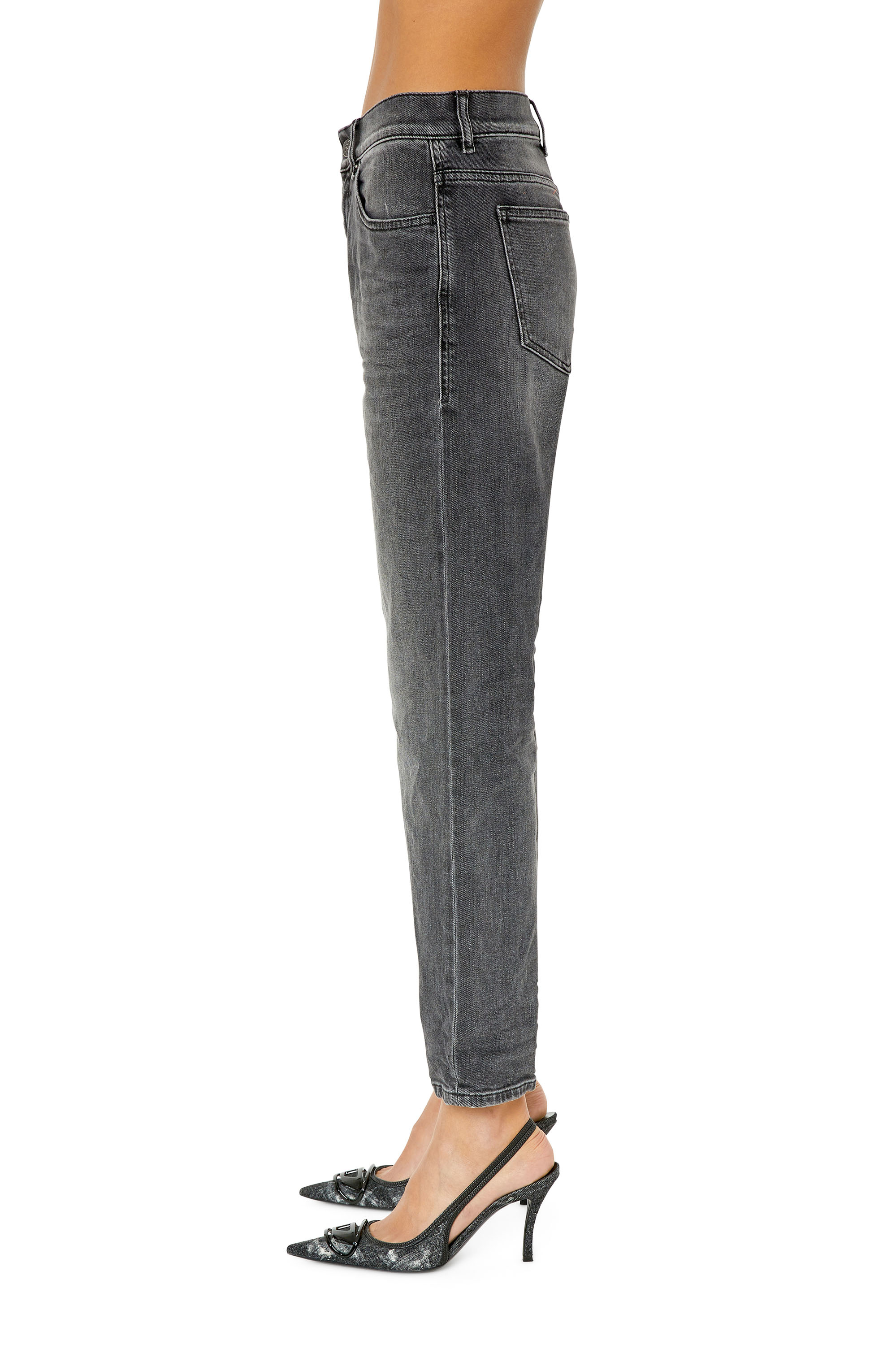 Diesel - 2016 D-Air 09E94 Boyfriend Jeans, Black/Dark grey - Image 4