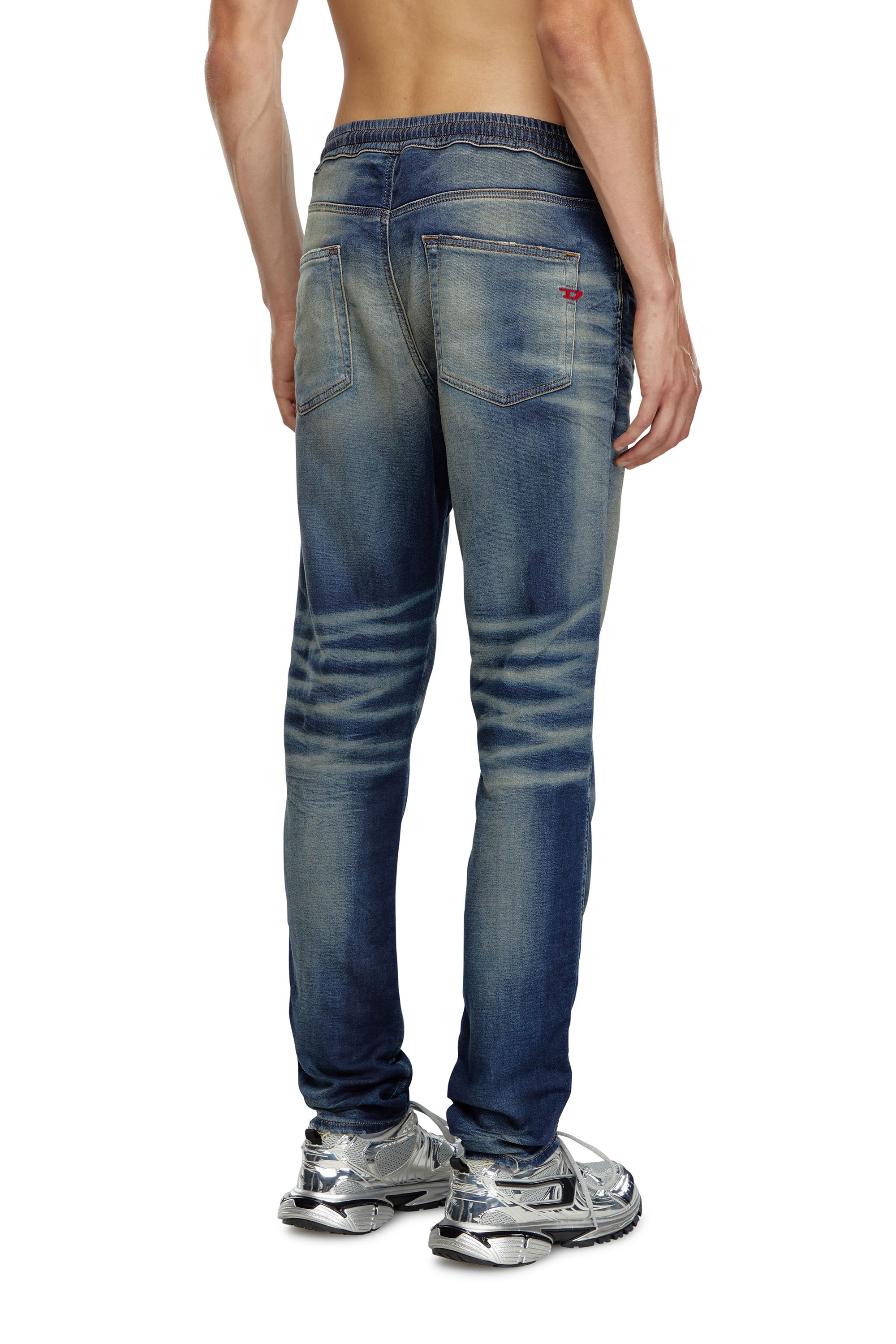 Diesel - Man's Slim 2060 D-Strukt Joggjeans® 068MH, Dark Blue - 4