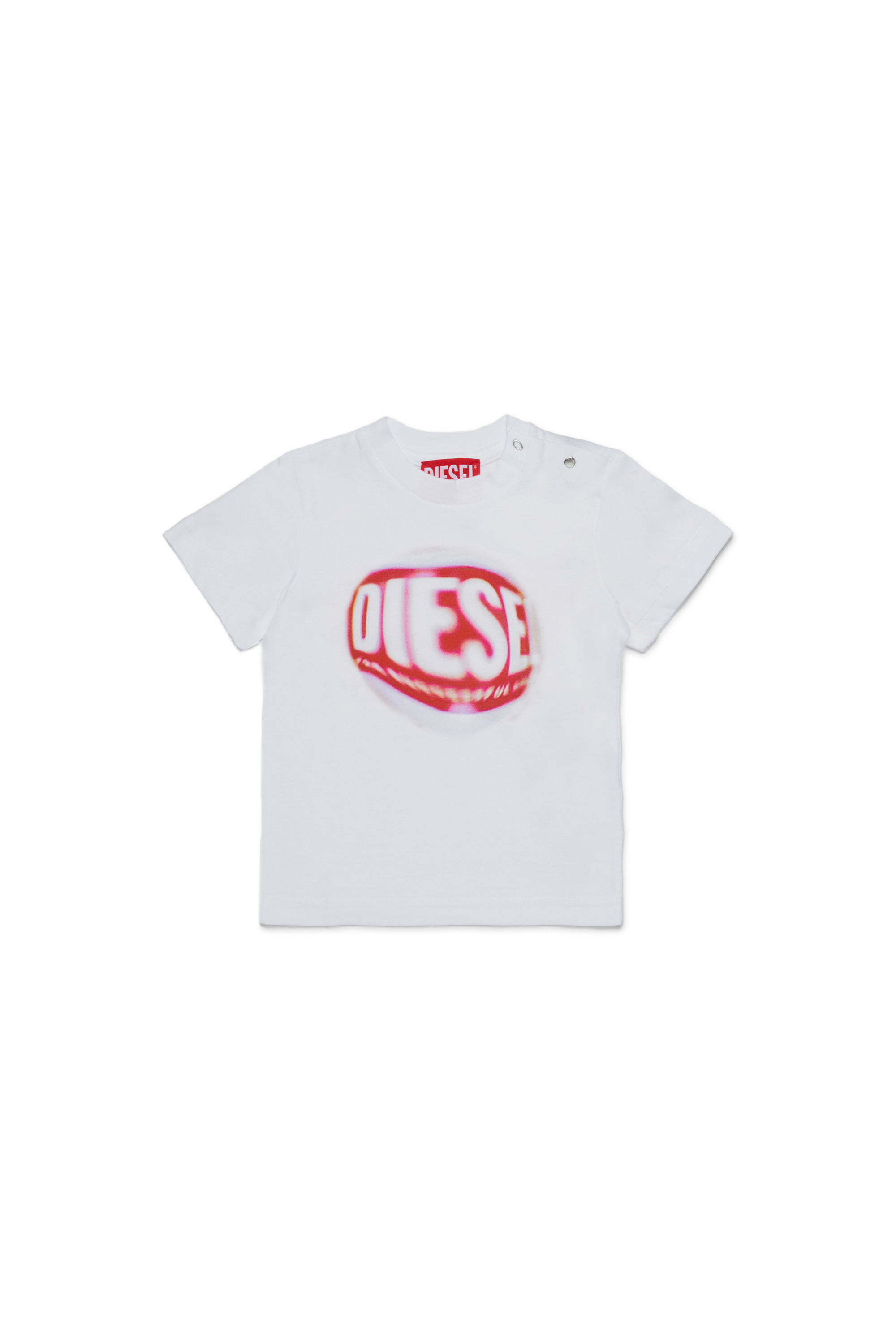 Diesel - TAJIKB, Unisex's Cotton T-shirt in White - 1